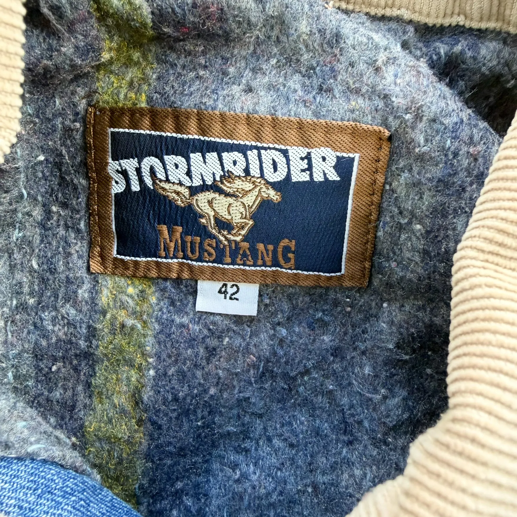 J- Vintage Mustang Storm Rider Blanket Lined Denim Jacket - 42 sold by HG Vintage product image thumbnail 5