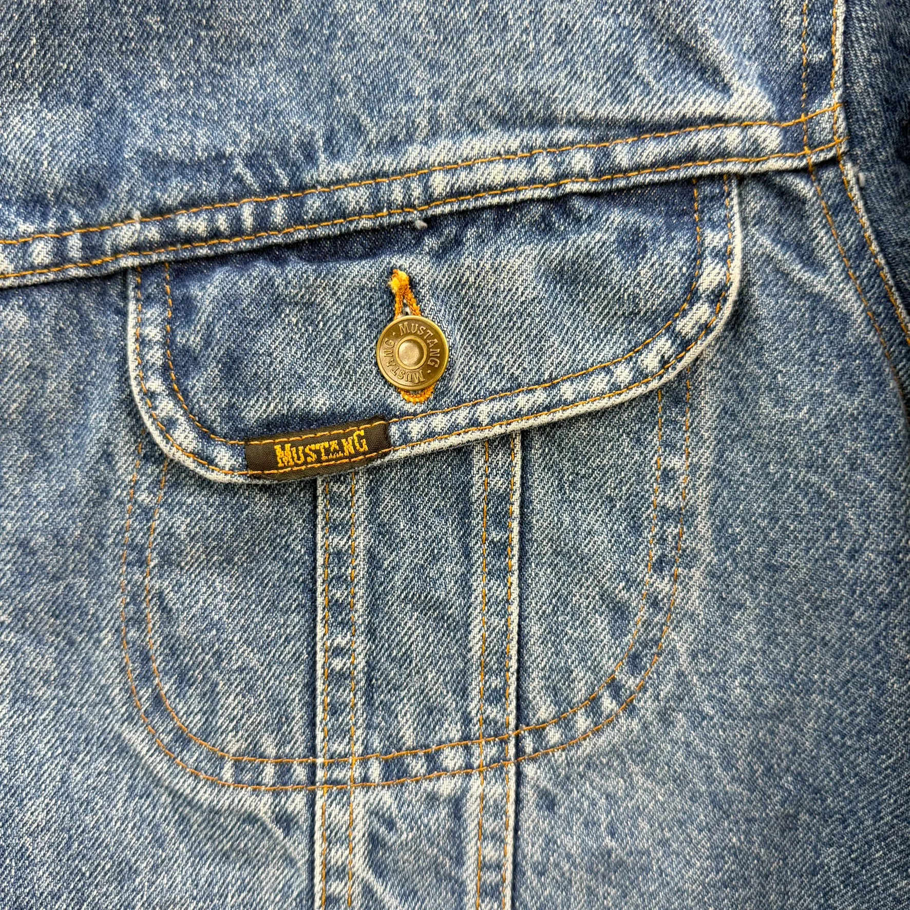 J- Vintage Mustang Storm Rider Blanket Lined Denim Jacket - 42 sold by HG Vintage product image thumbnail 3