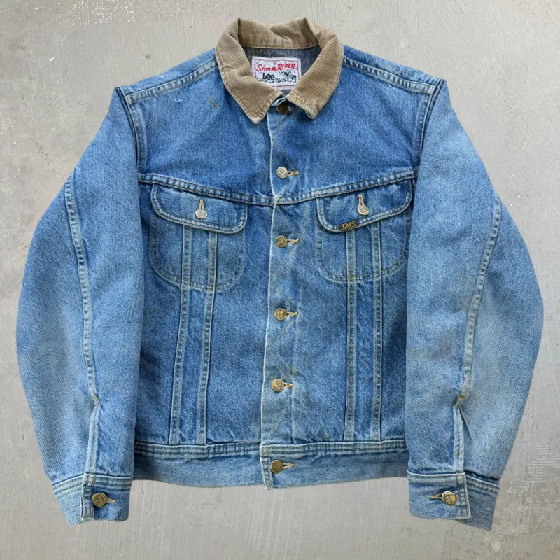 J- Vintage Lee Storm Rider Blanket Lined Denim Jacket - M sold by HG Vintage
