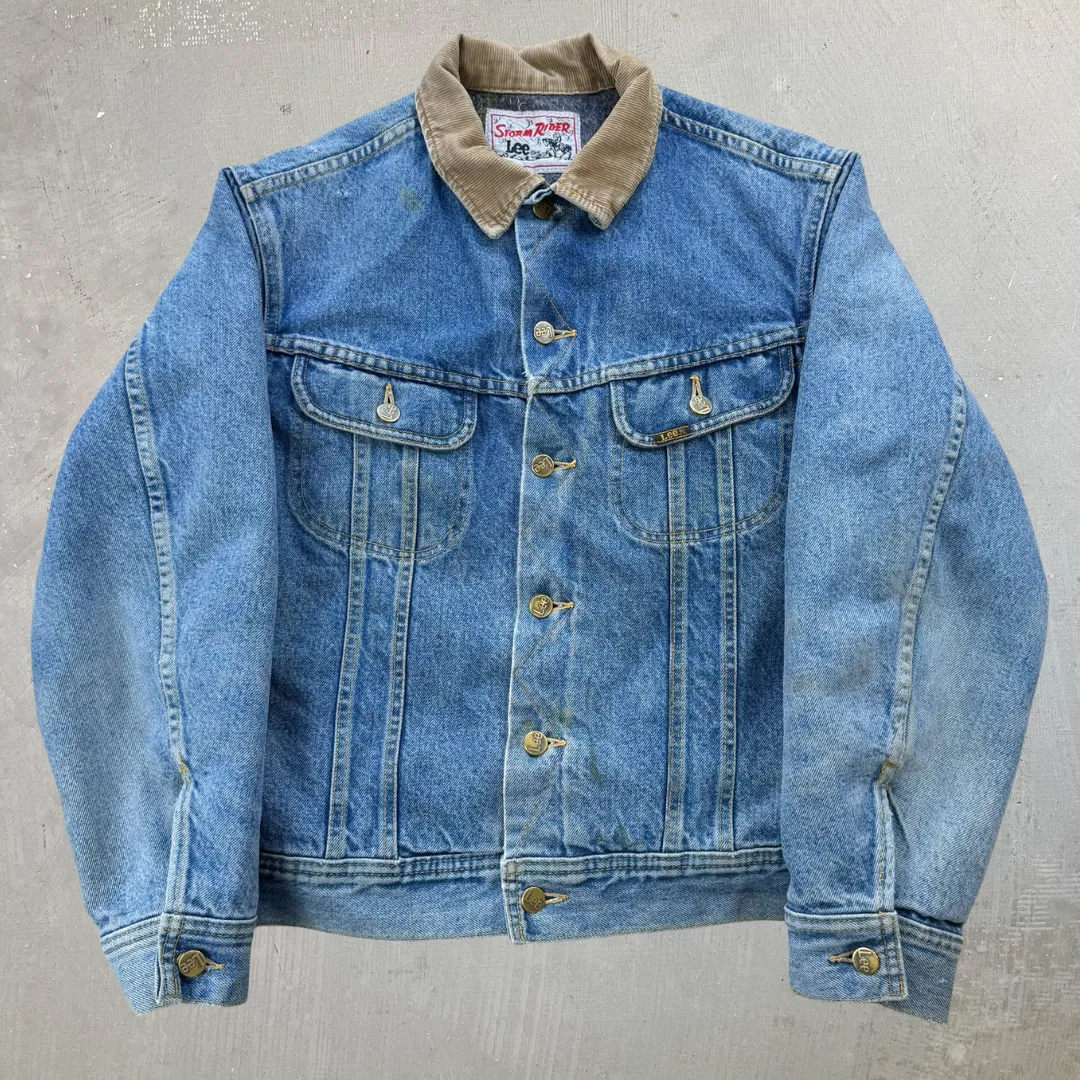 J- Vintage Lee Storm Rider Blanket Lined Denim Jacket - M sold by HG Vintage