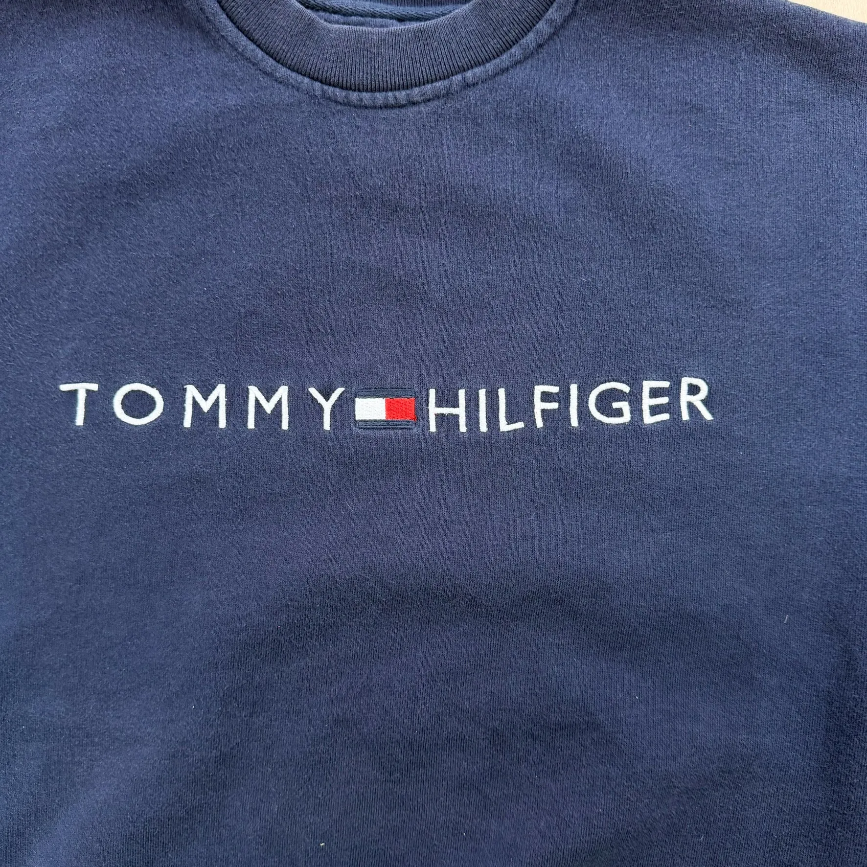 J- Vintage Tommy Hilfiger Embroidered Text & Logo Crewneck - M sold by HG Vintage product image thumbnail 2