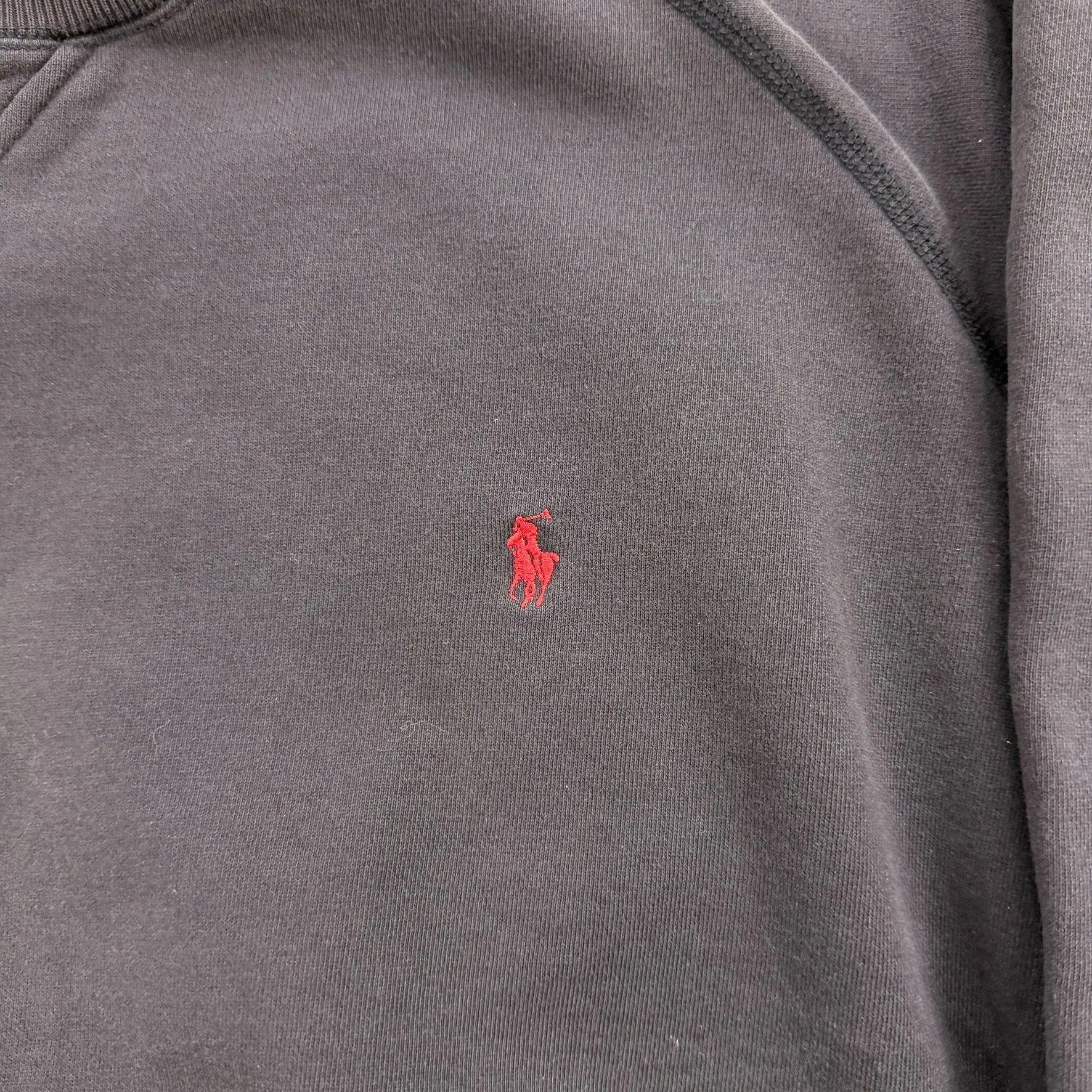 J- Vintage Polo Ralph Lauren Embroidered Grey/Red Crewneck - XL sold by HG Vintage product image thumbnail 2