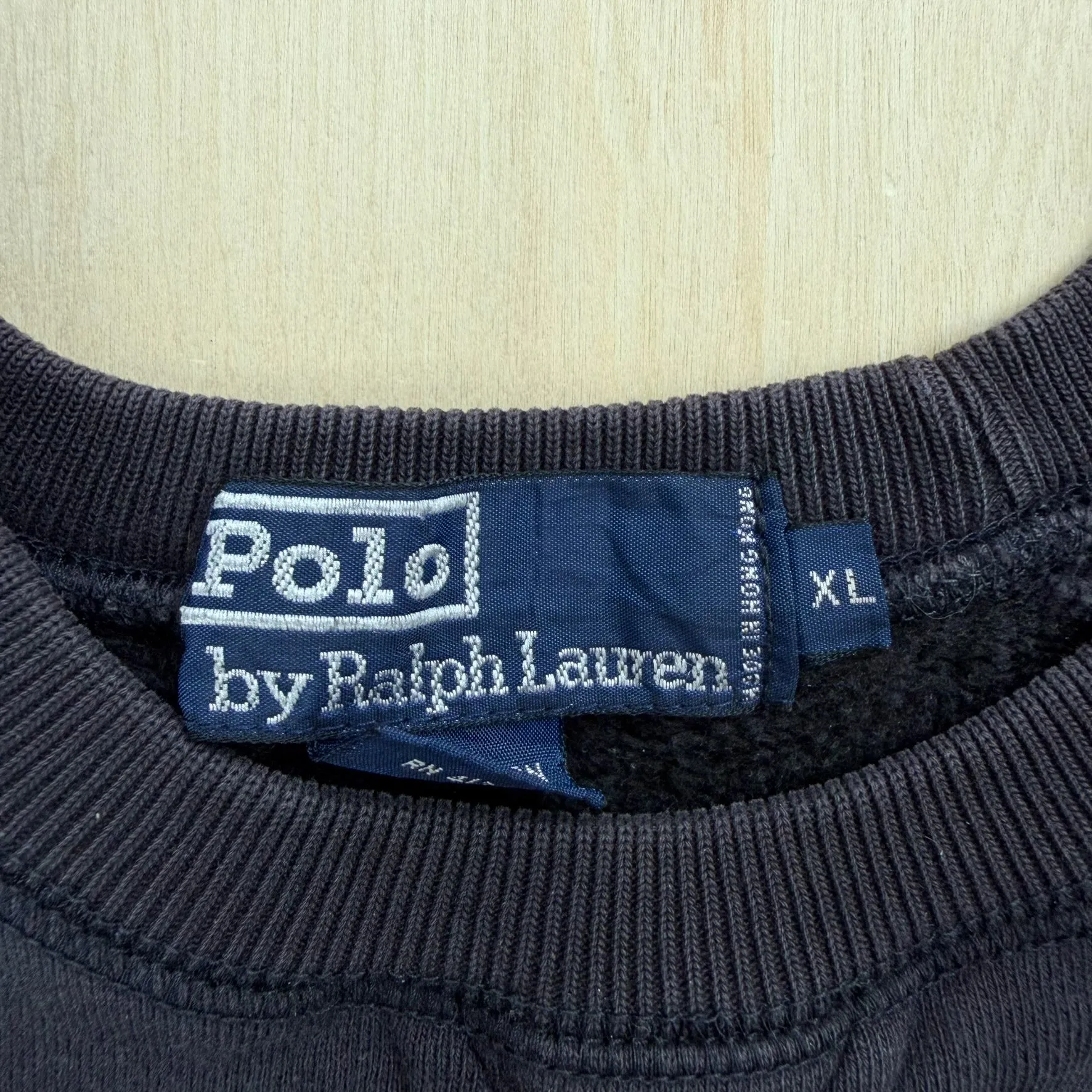 J- Vintage Polo Ralph Lauren Embroidered Grey/Red Crewneck - XL sold by HG Vintage product image thumbnail 4