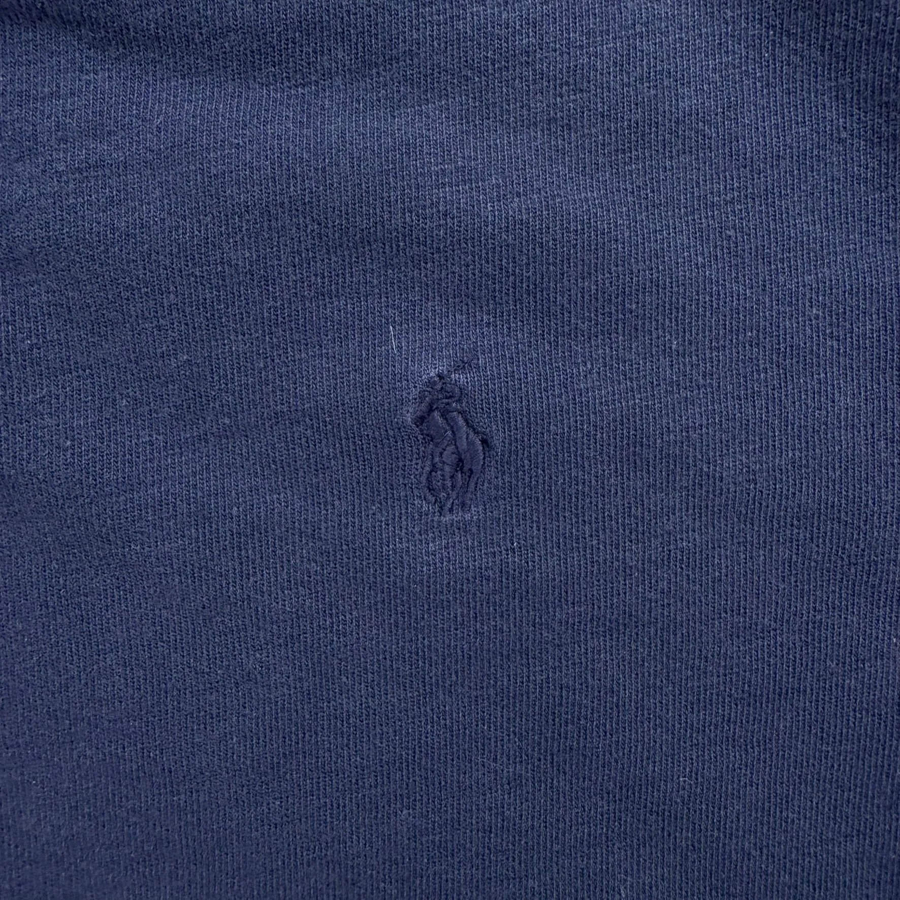 J- Vintage Polo Ralph Lauren Embroidered Navy Waffle Crewneck - L sold by HG Vintage product image thumbnail 2