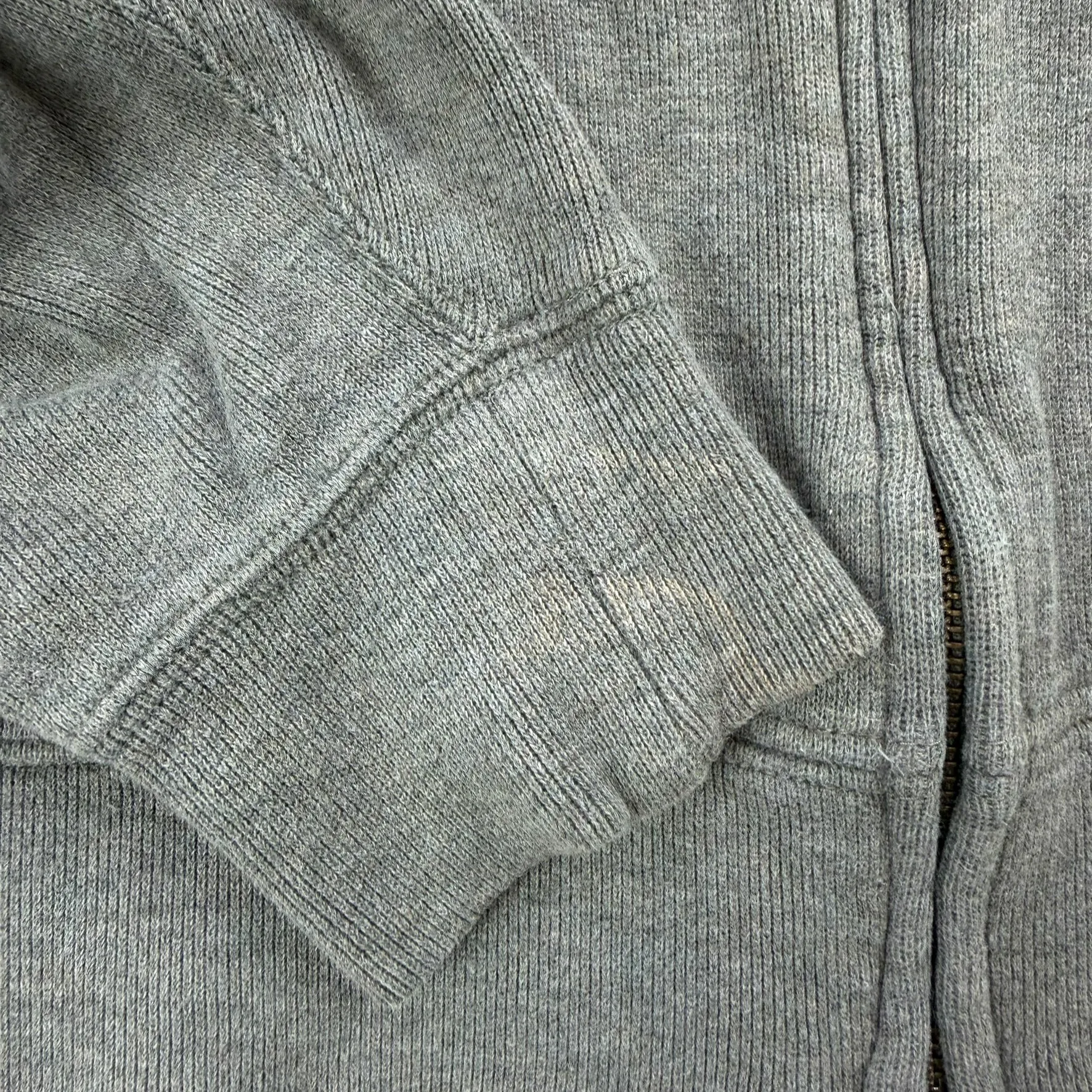 J- Vintage Ralph Lauren Grey Embroidered Zip Up Hoodie - M sold by HG Vintage product image thumbnail 3