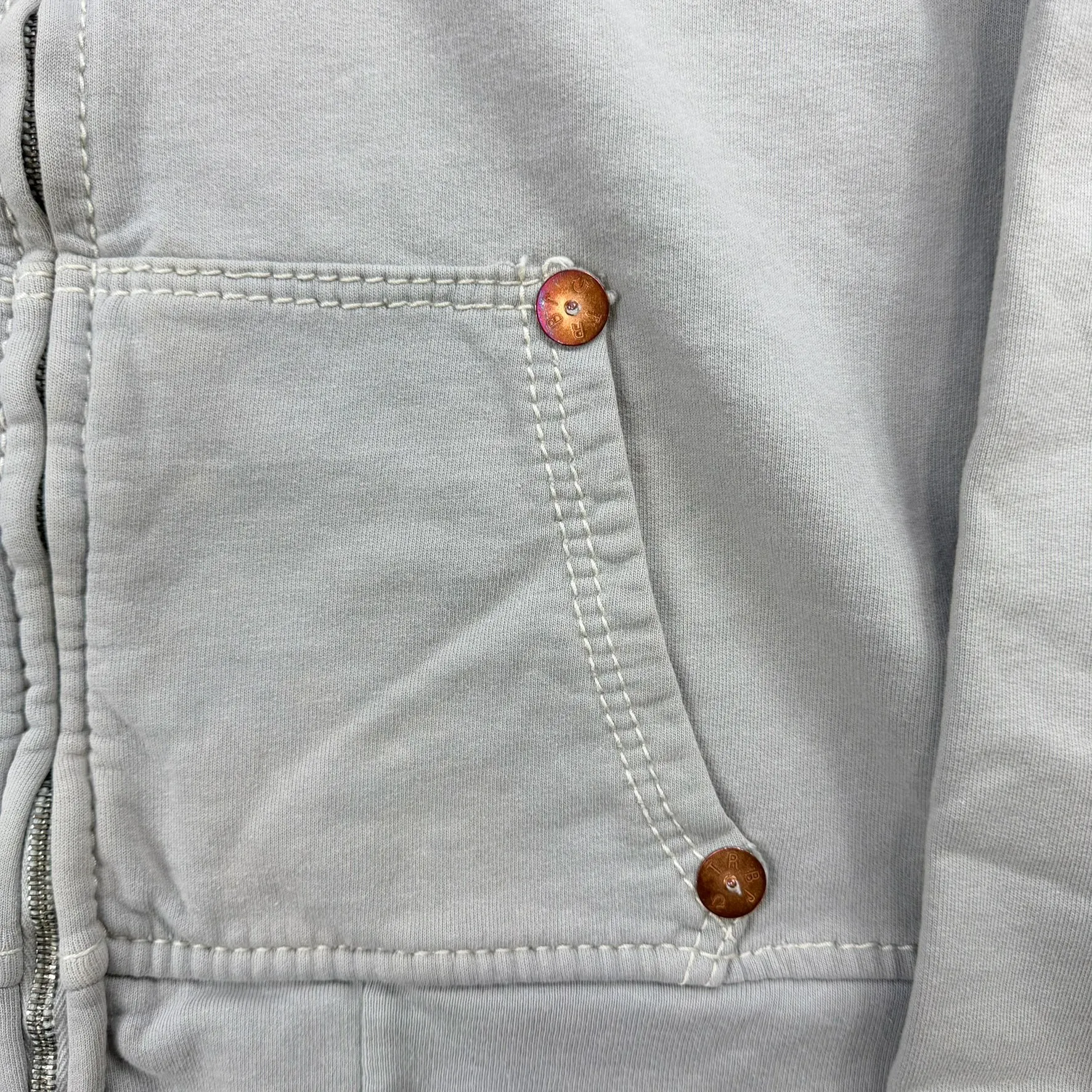 J- Vintage True Religion Logo Zip Up Hoodie - 2XL sold by HG Vintage product image thumbnail 4