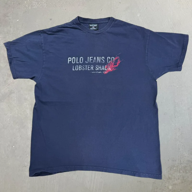 J- Vintage Polo Jeans Ralph Lauren Lobster Shack Tee - S made by HG Vintage