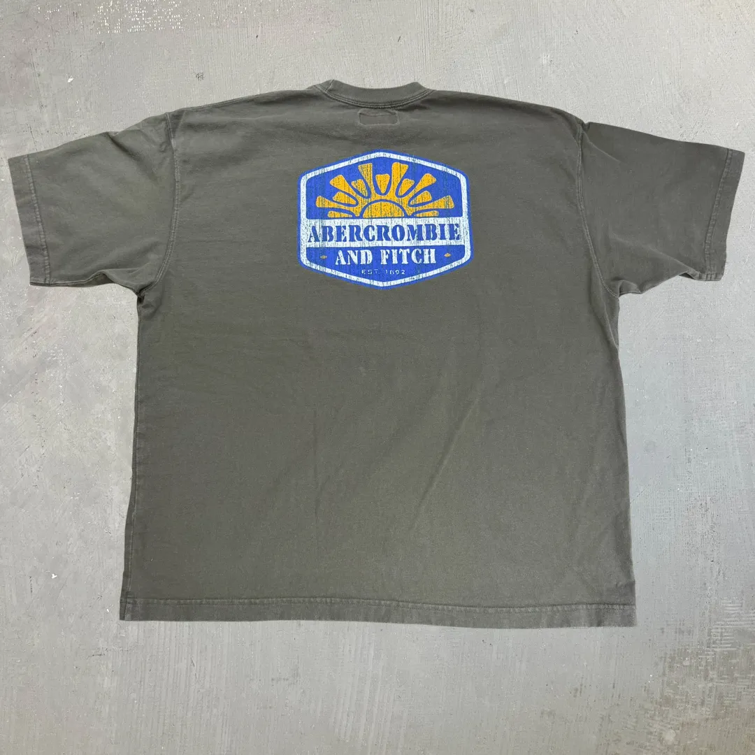 J- Vintage Abercrombie & Fitch Authentic & Original Text Tee - XL sold by HG Vintage product image thumbnail 3