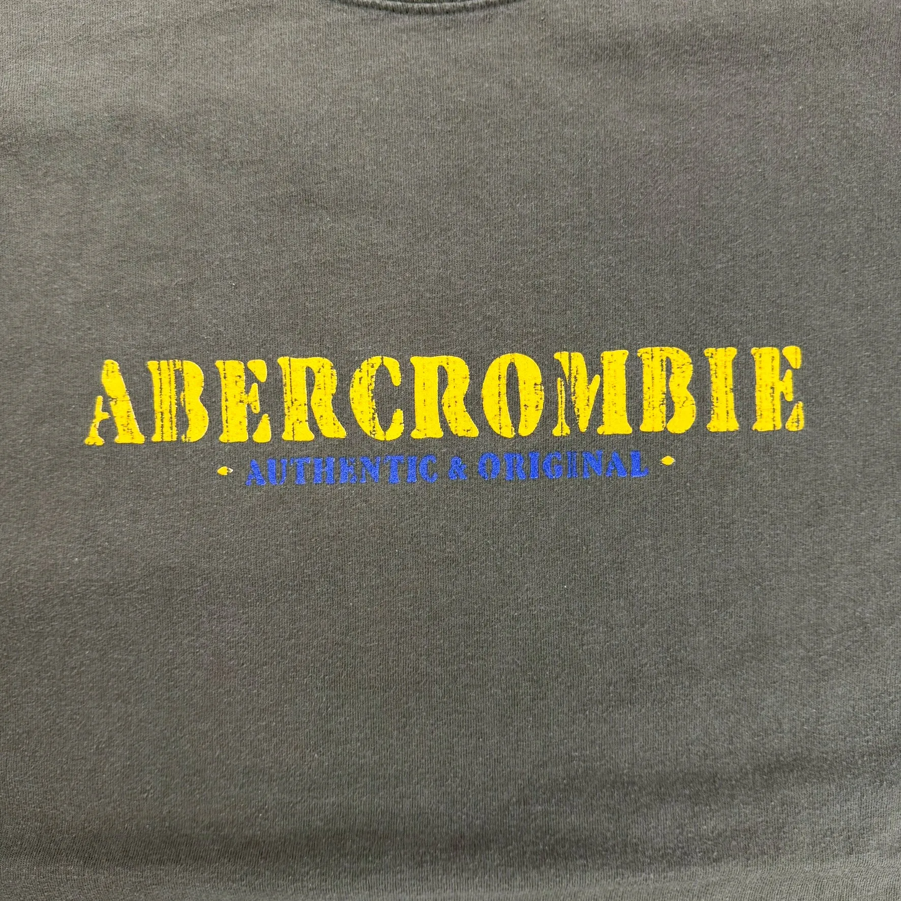 J- Vintage Abercrombie & Fitch Authentic & Original Text Tee - XL sold by HG Vintage product image thumbnail 2