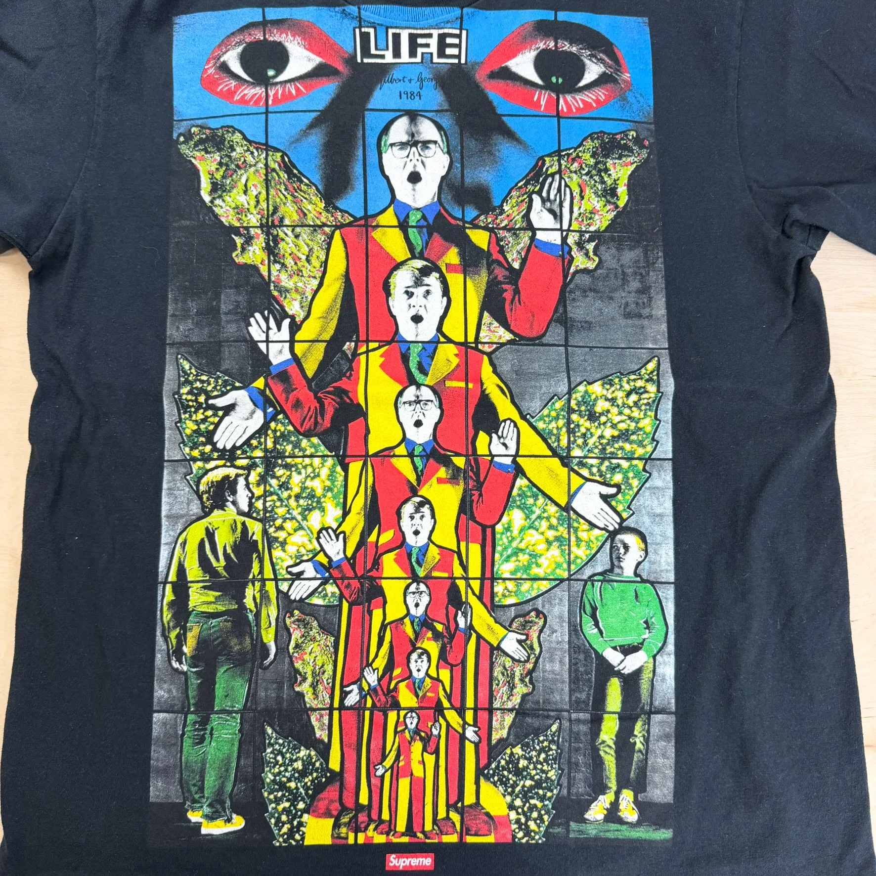 J- Supreme SS19 Gilbert & George LIFE Tee - M sold by HG Vintage product image thumbnail 2