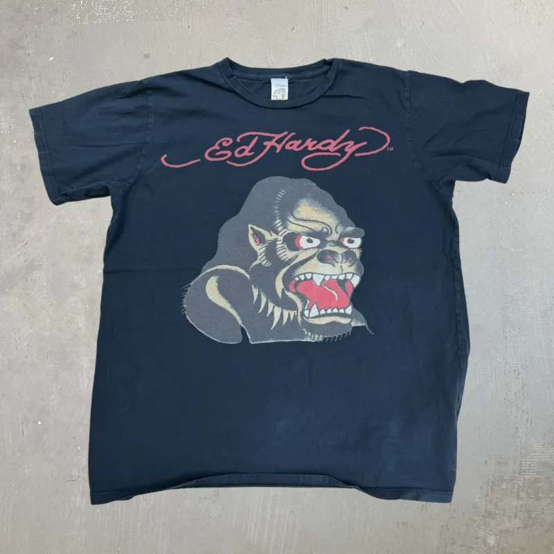 J- Vintage Ed Hardy Gorilla Graphic Tee - XL sold by HG Vintage