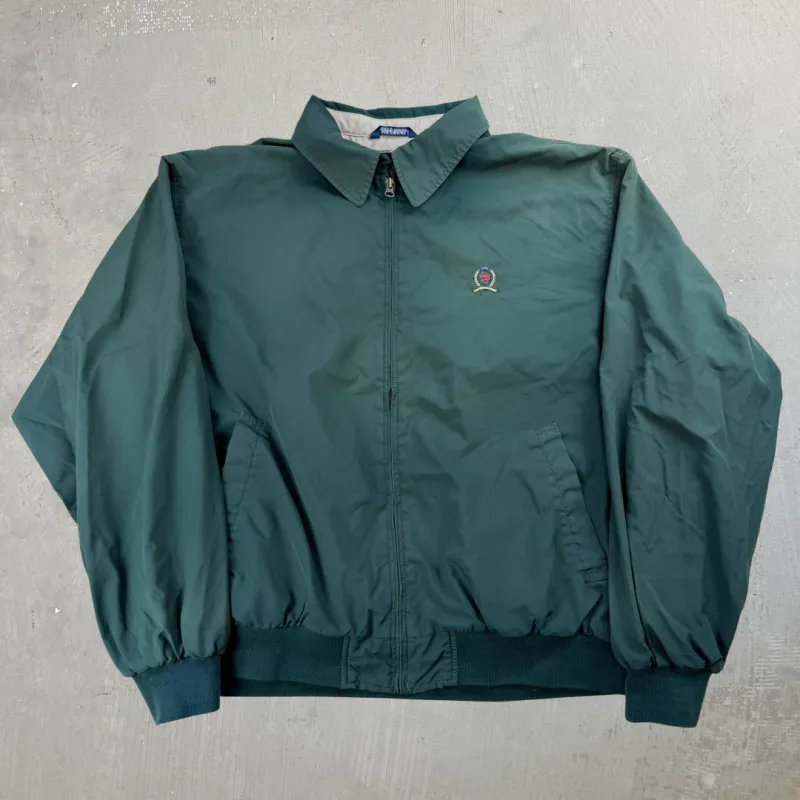 J- Vintage Tommy Hilfiger Fleece Lined Harrington Jacket - XL sold by HG Vintage