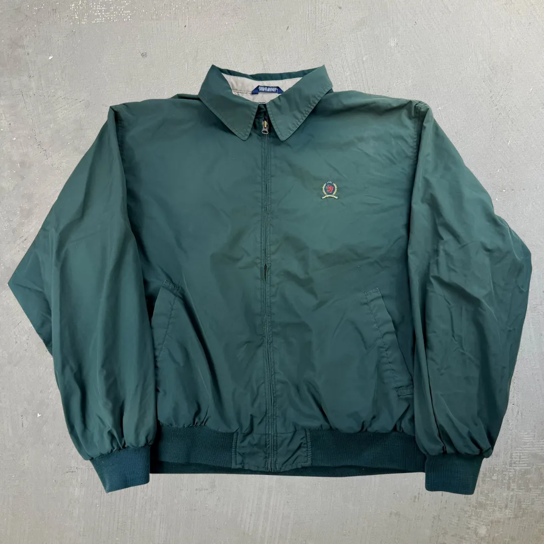 J- Vintage Tommy Hilfiger Fleece Lined Harrington Jacket - XL sold by HG Vintage