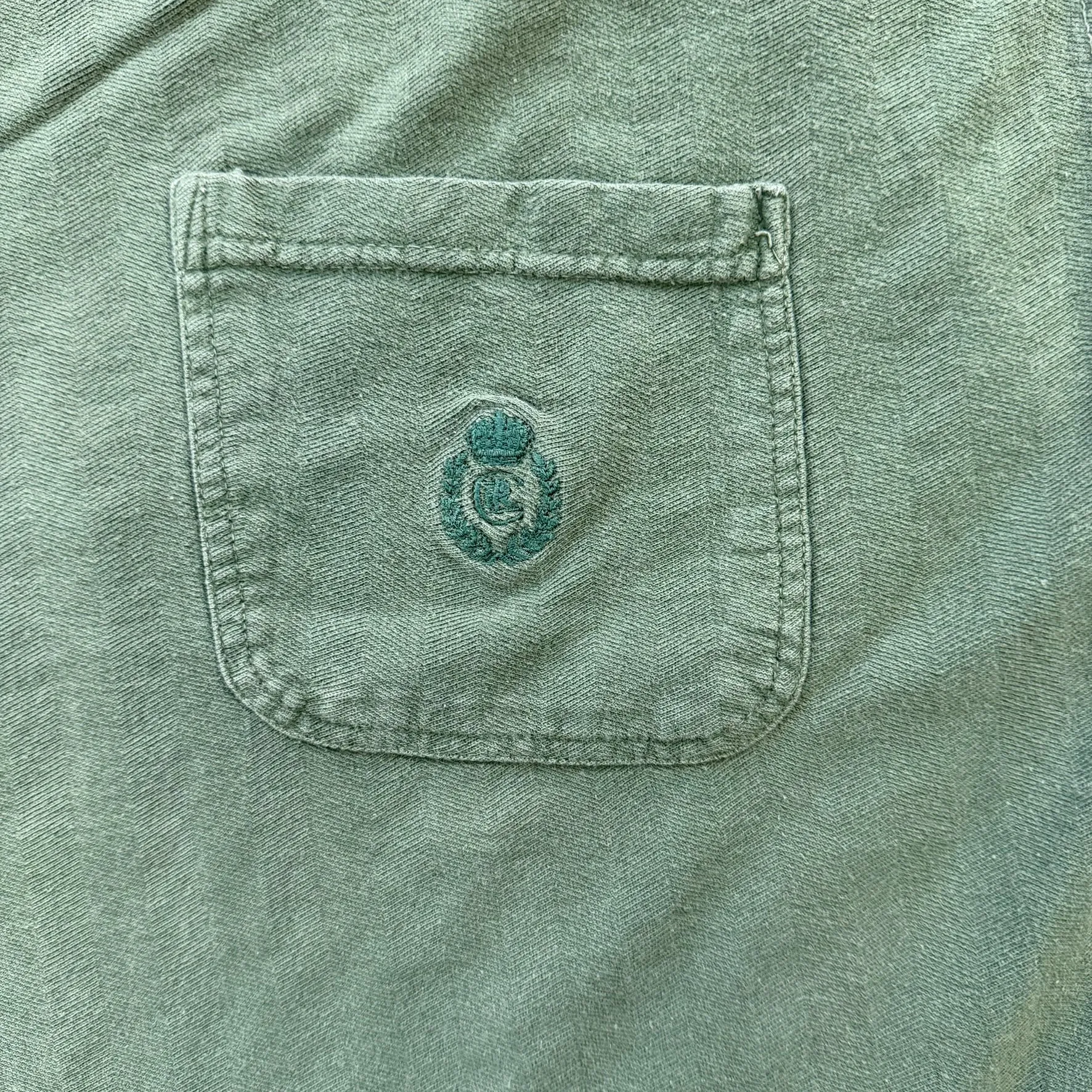 J- Vintage Chaps Ralph Lauren Embroidered Logo Pocket Tee - M sold by HG Vintage product image thumbnail 2