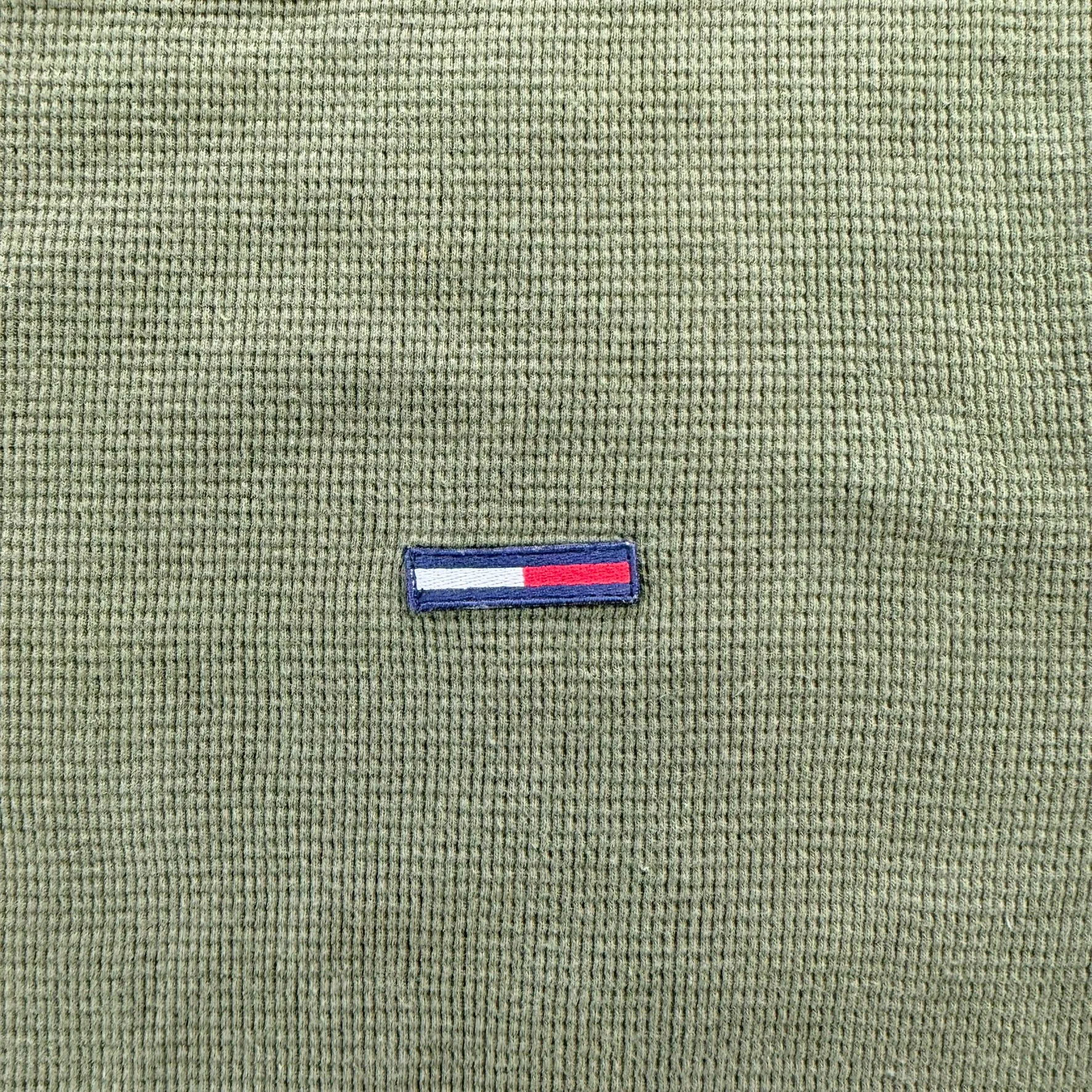 J- Vintage Tommy Hilfiger Jeans Embroidered Logo Waffle Long Sleeve Tee - L sold by HG Vintage product image thumbnail 2