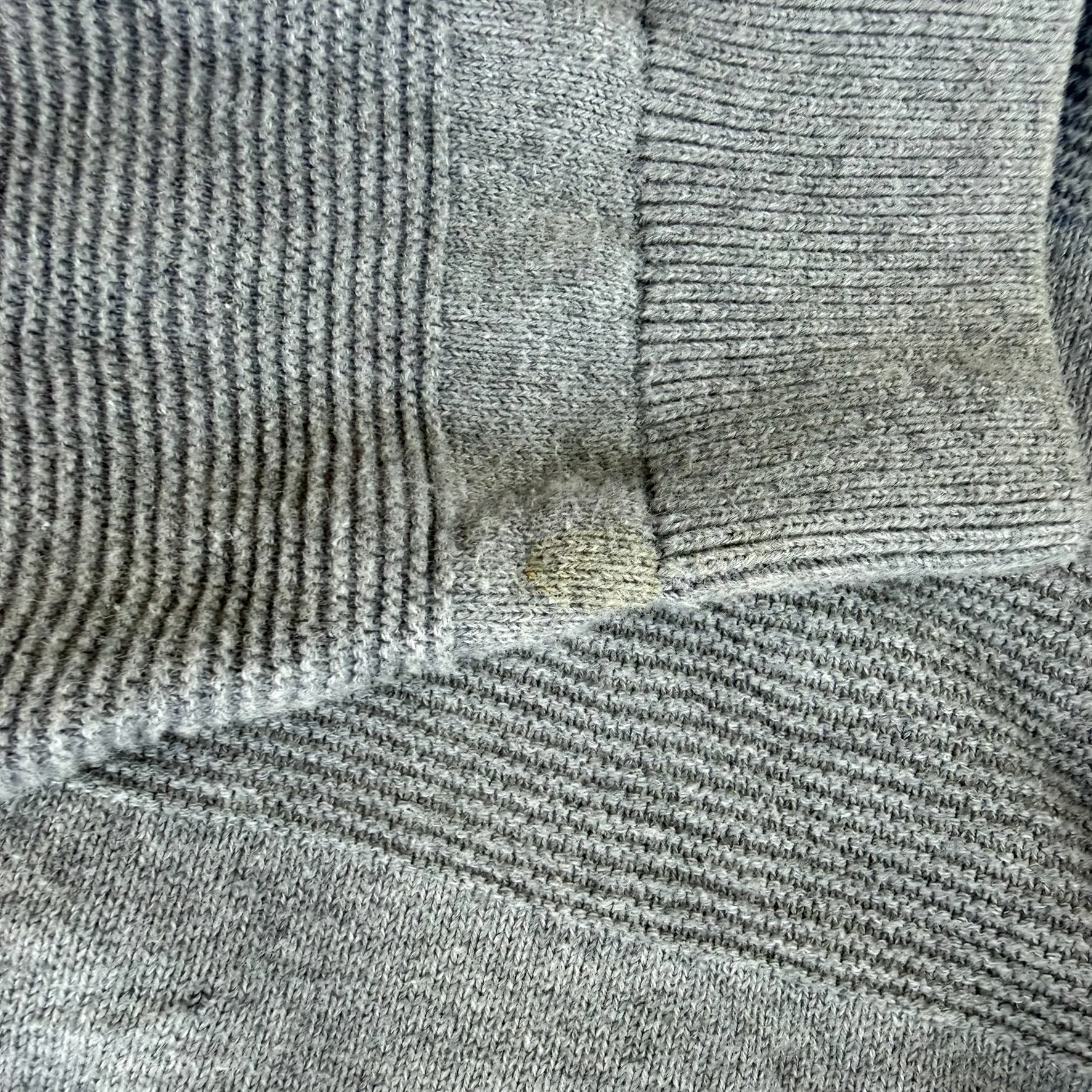 J- Vintage Chaps Ralph Lauren Grey Quarter Zip Knit Sweater- XL sold by HG Vintage product image thumbnail 4