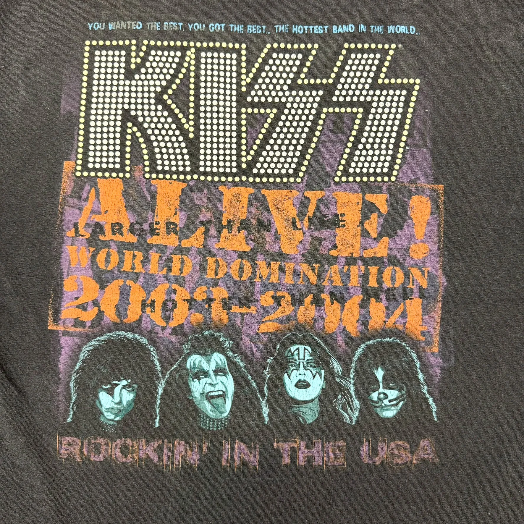J- Vintage '03 Kiss Live! World Domination Tour Tee - M sold by HG Vintage product image thumbnail 4