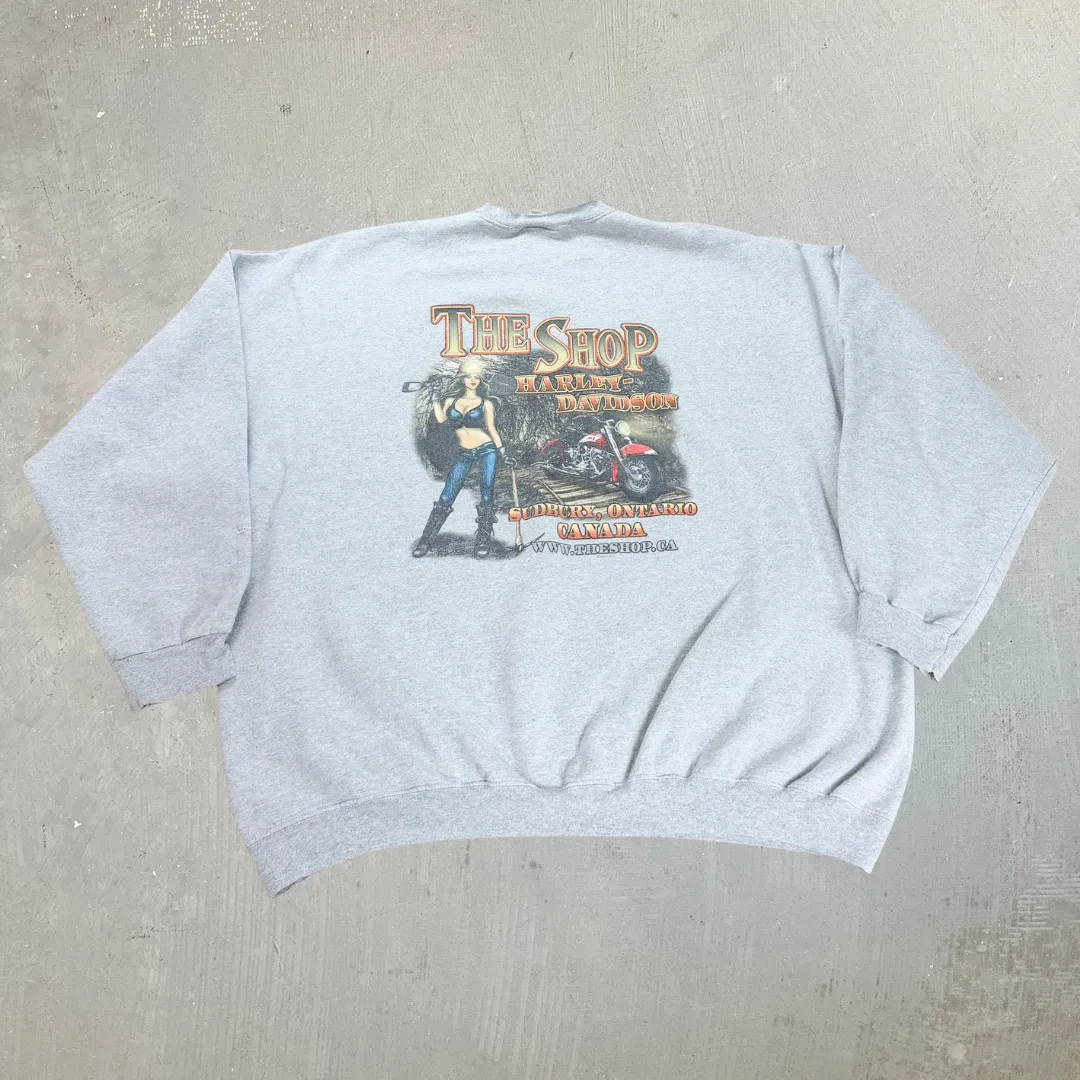 J- '13 Harley Davidson Sudbury Ontario Crewneck - 3XL sold by HG Vintage product image thumbnail 2