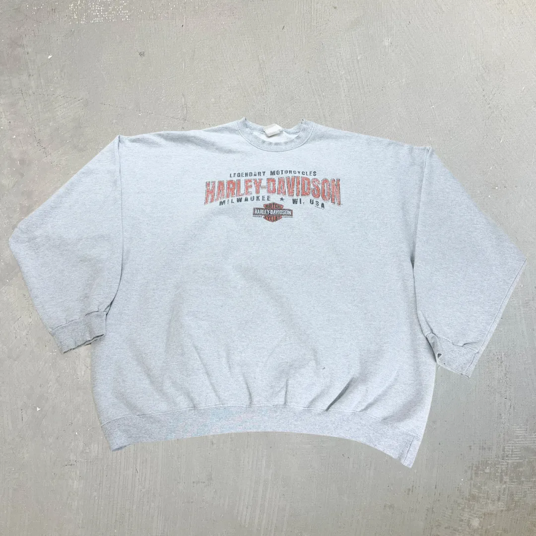 J- '13 Harley Davidson Sudbury Ontario Crewneck - 3XL sold by HG Vintage