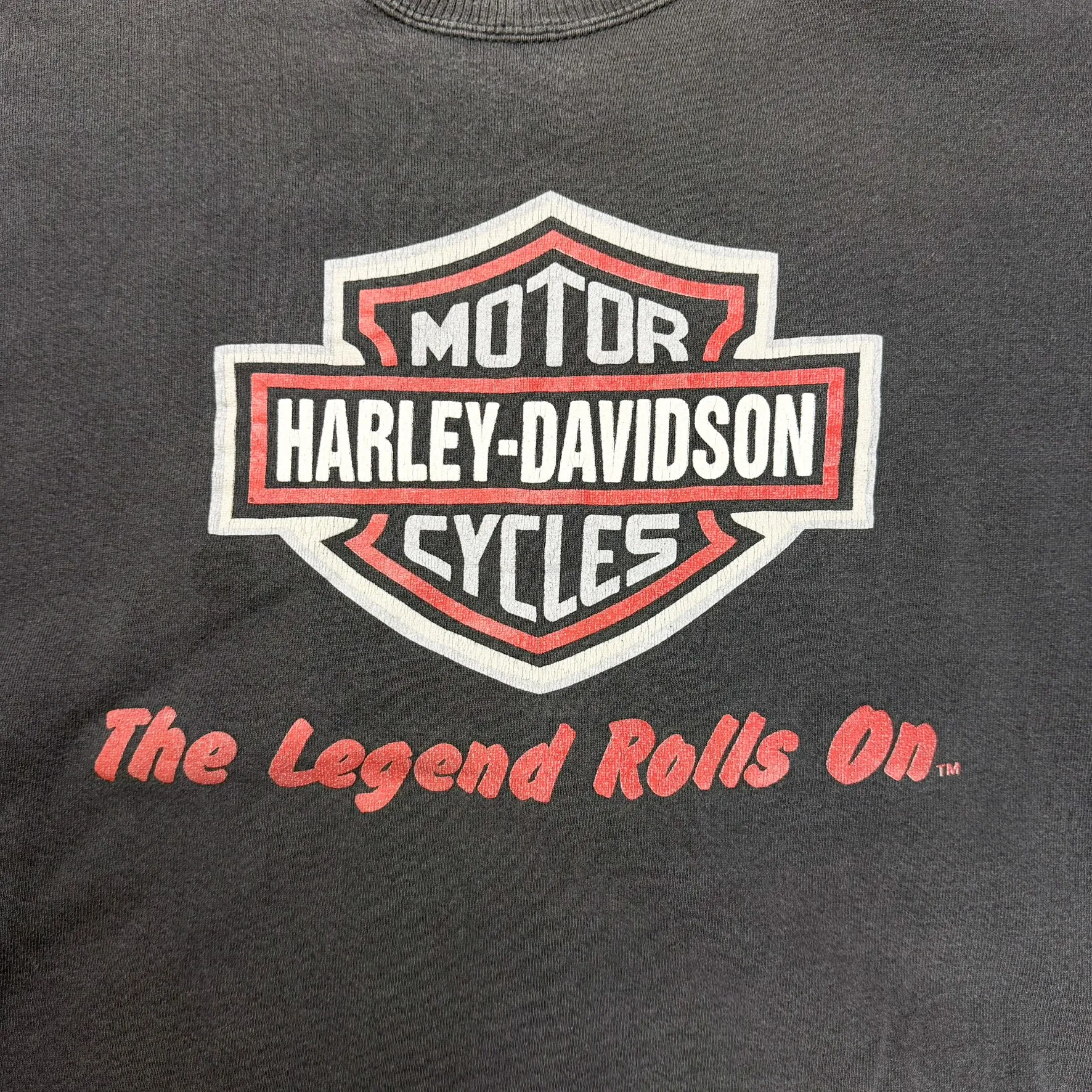 J- Vintage Harley Davidson The Legend Rolls On Logo Crewneck - XL sold by HG Vintage product image thumbnail 2