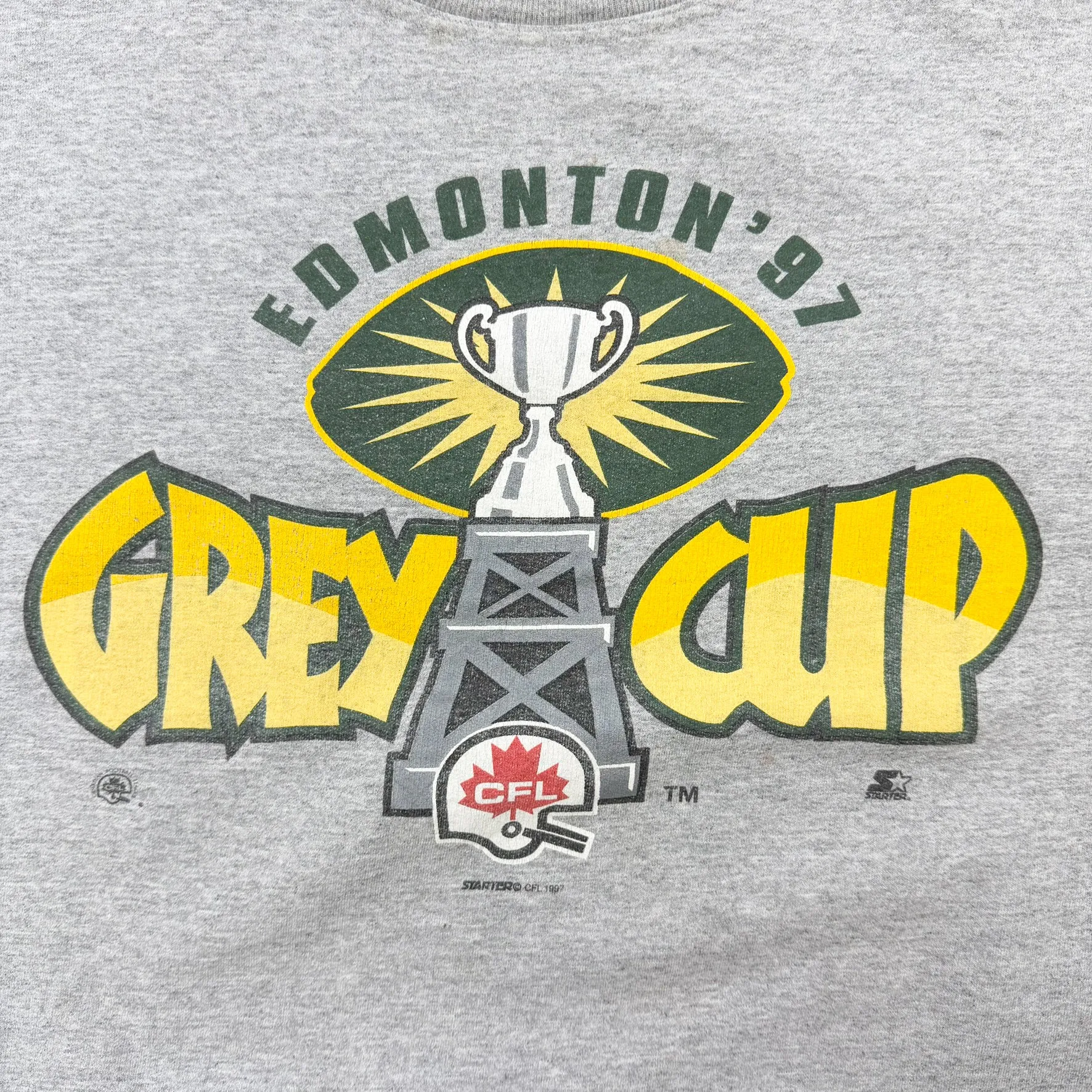 J- Vintage '97 CFL Edmonton Grey Cup Starter Graphic Crewneck - M sold by HG Vintage product image thumbnail 2