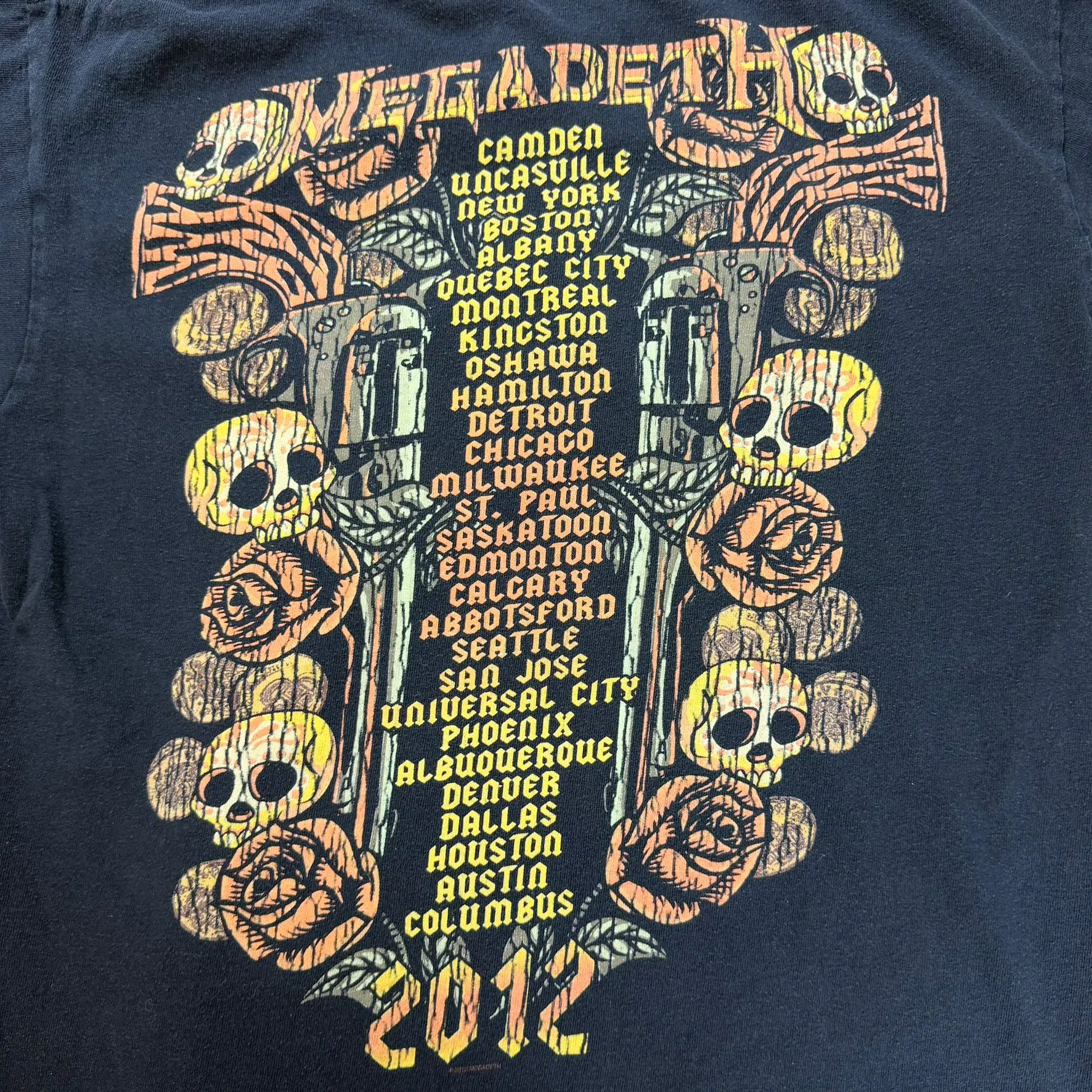 J- '12 Megadeth Plata O Plomo Tour Graphic Tee - L sold by HG Vintage product image thumbnail 4