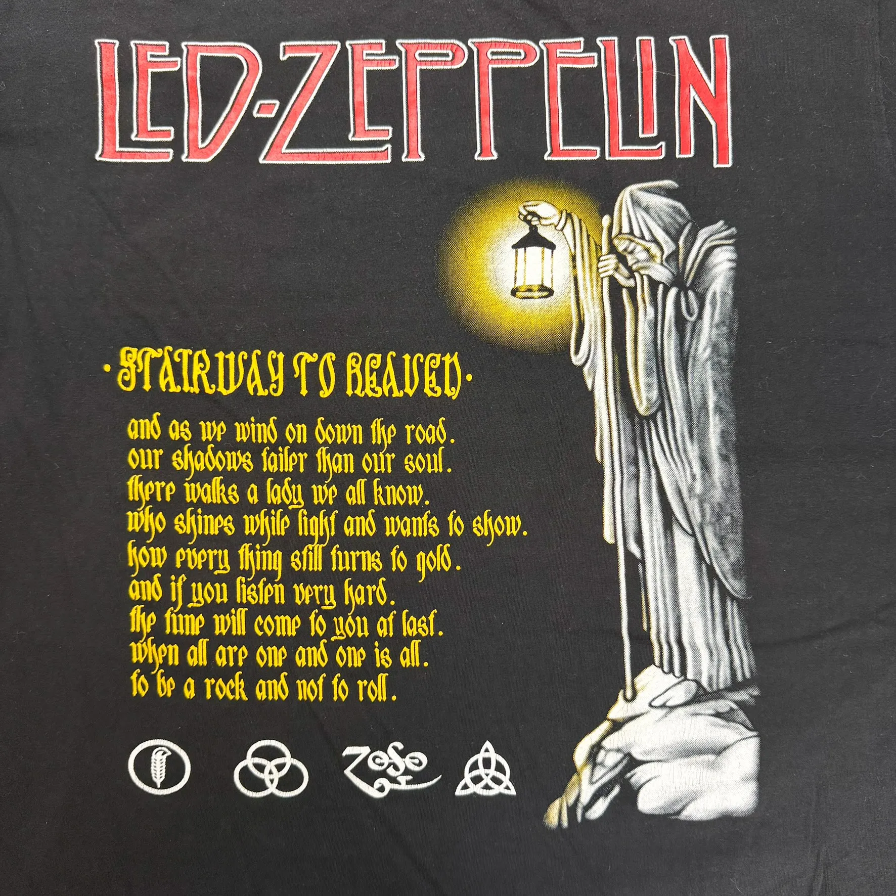 J- Led Zeppelin Stairway To Heaven Graphic Tee - XL sold by HG Vintage product image thumbnail 2