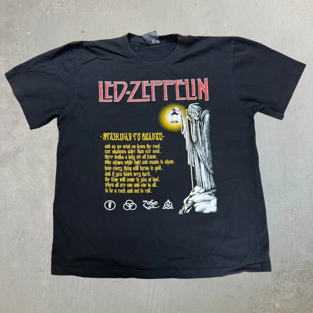 J- Led Zeppelin Stairway To Heaven Graphic Tee - XL sold by HG Vintage