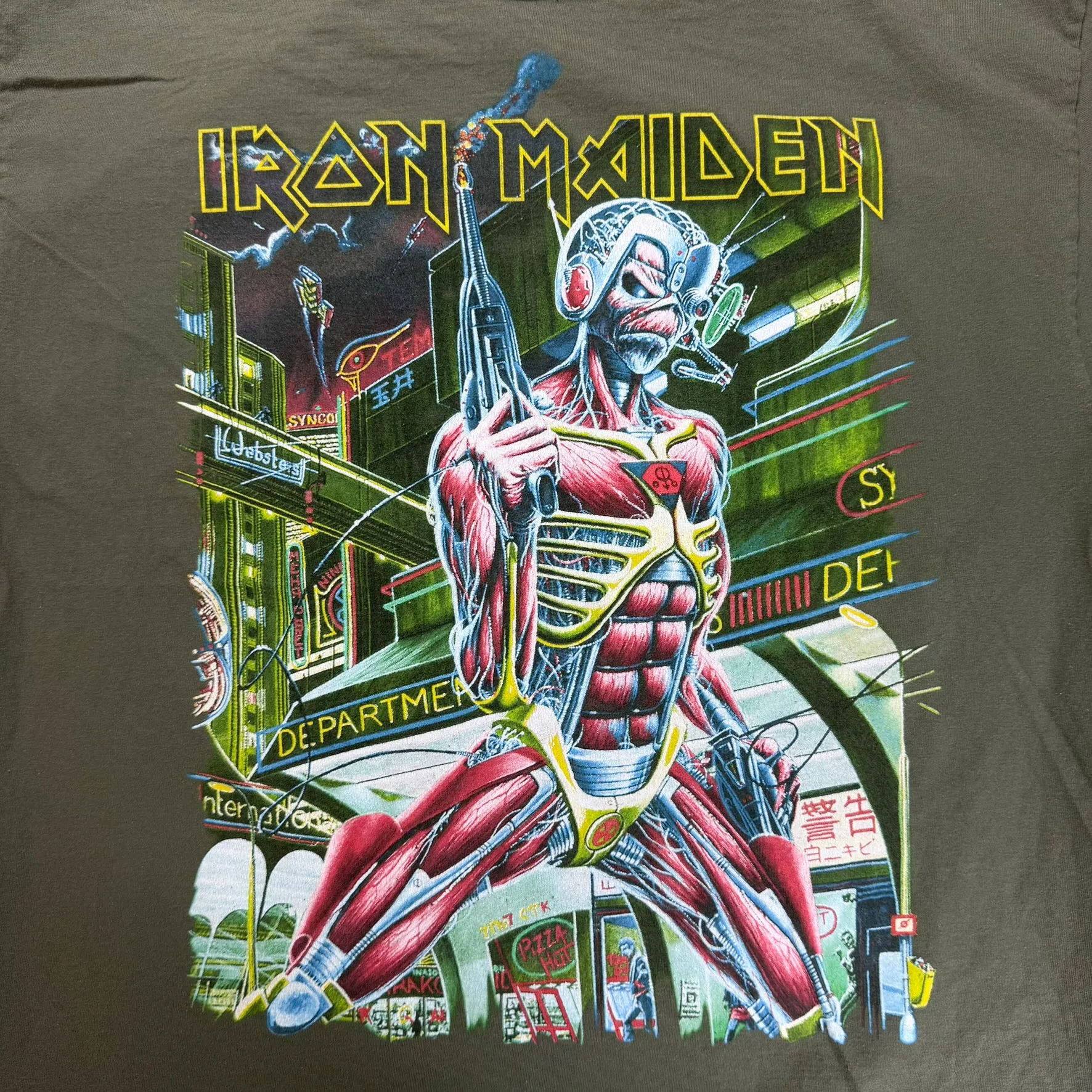 J- Iron Maiden Somewhere On Tour 86-87 Reprint Tee - L sold by HG Vintage product image thumbnail 2