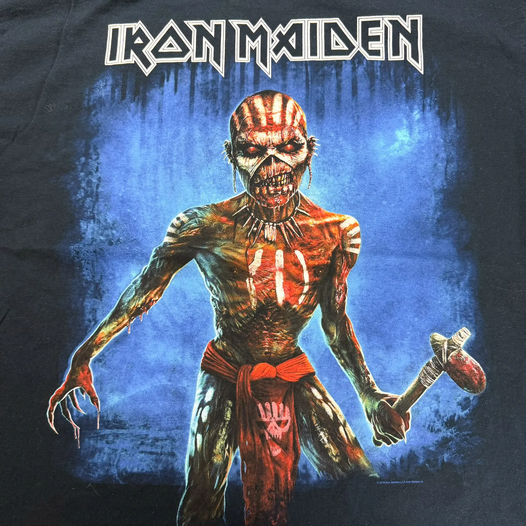 J- '16 Iron Maiden The Book Of Souls Tour Graphic Tee - XL sold by HG Vintage product image thumbnail 2