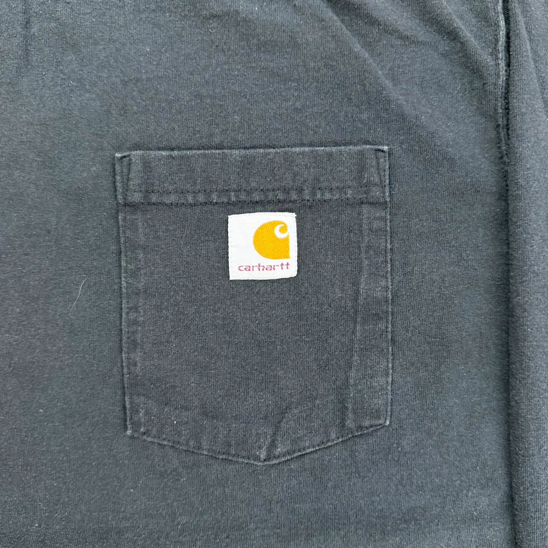 J- Carhartt Black Long Sleeve Pocket Tee - L sold by HG Vintage product image thumbnail 2