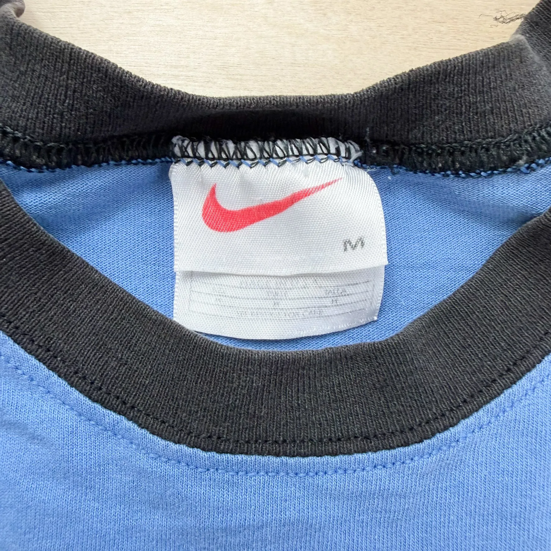 J- Vintage Nike Embroidered Text Made In USA Tee - M sold by HG Vintage product image thumbnail 4