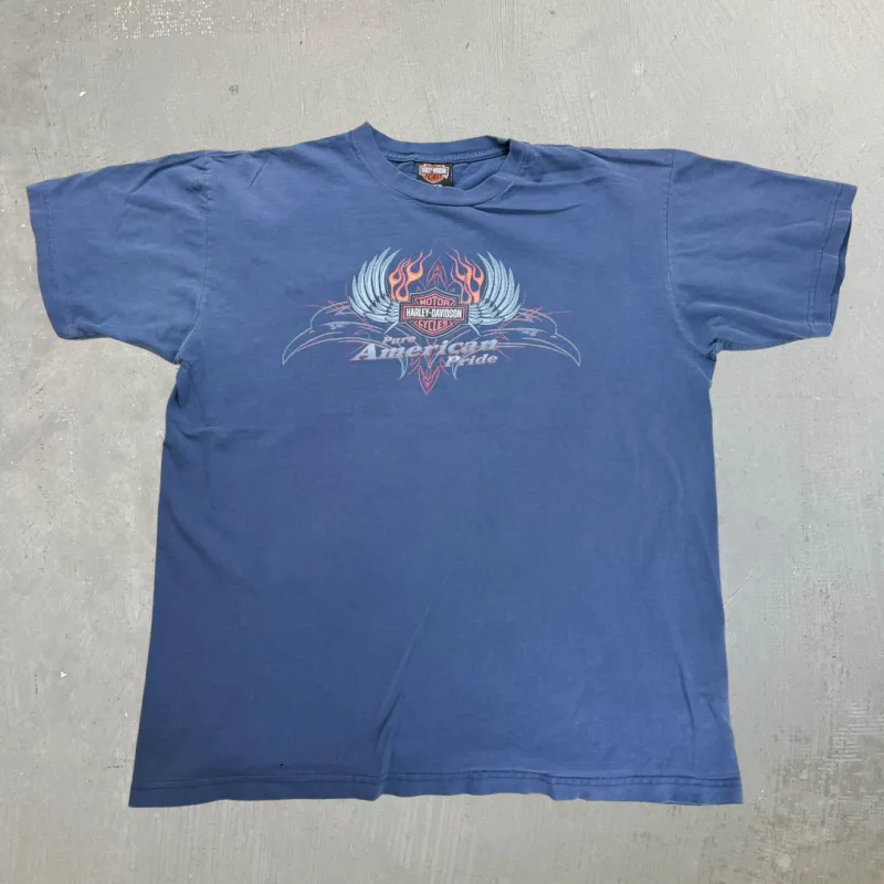 J- Vintage Harley Davidson Billings Montana Graphic Tee - XL sold by HG Vintage