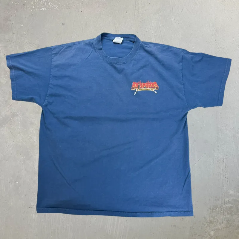 J- Vintage HB Spokes Myrtle Beach Motorcycle Graphic Tee - XL sold by HG Vintage