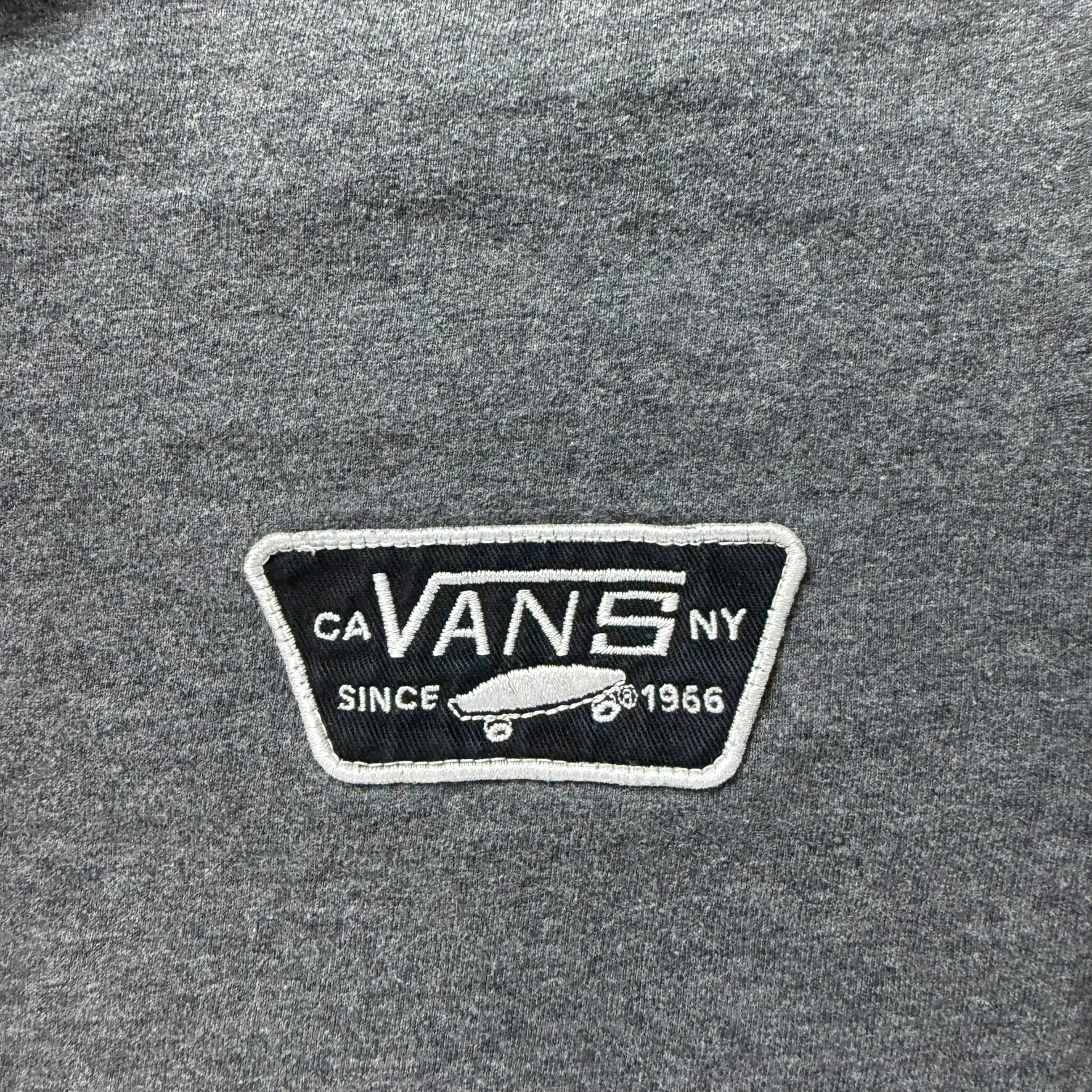 J- Vans Embroidered Skateboard Logo Henley Raglan Tee - L sold by HG Vintage product image thumbnail 3
