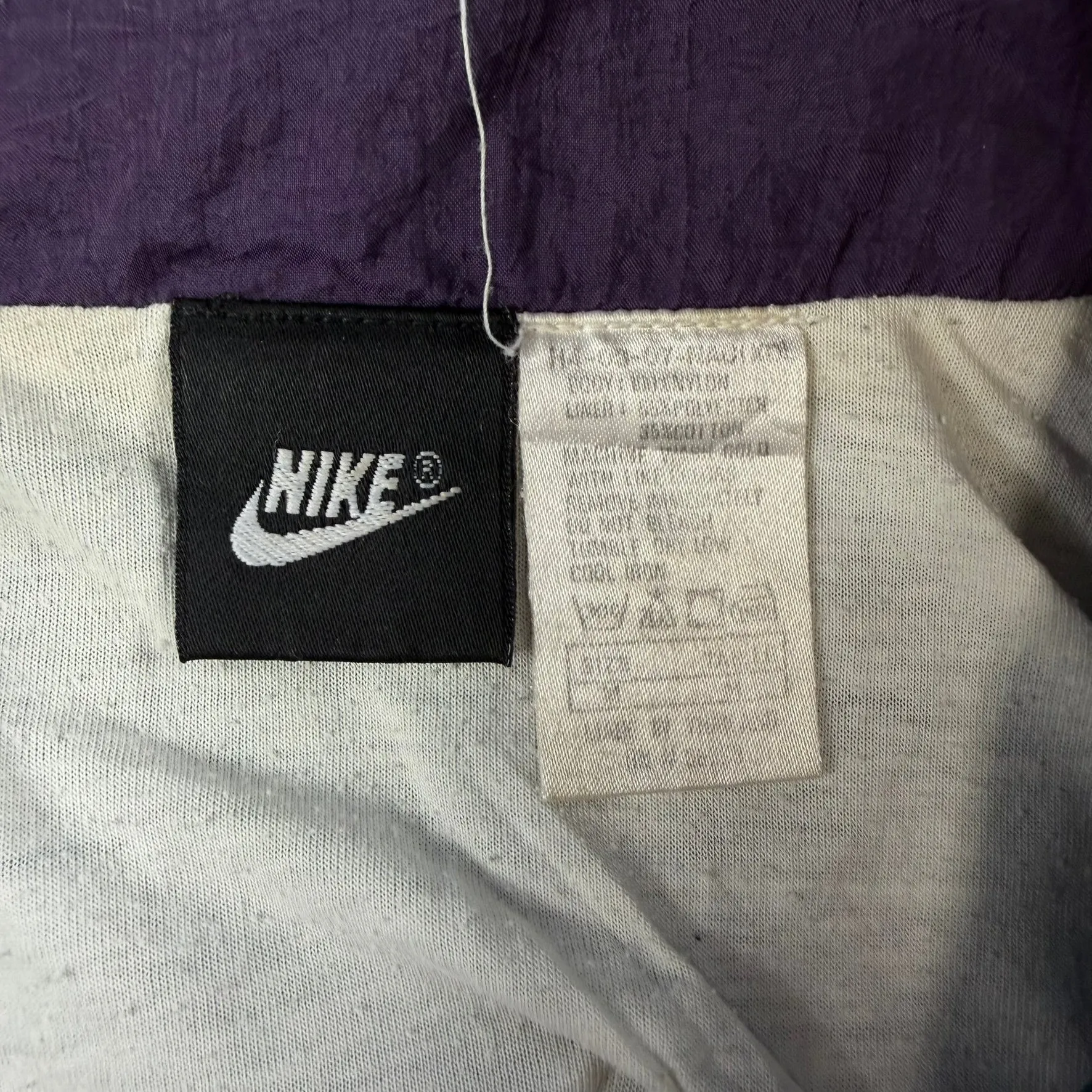 J- Vintage Nike Embroidered Text & Swoosh Color Block Lightweight Jacket - M sold by HG Vintage product image thumbnail 4