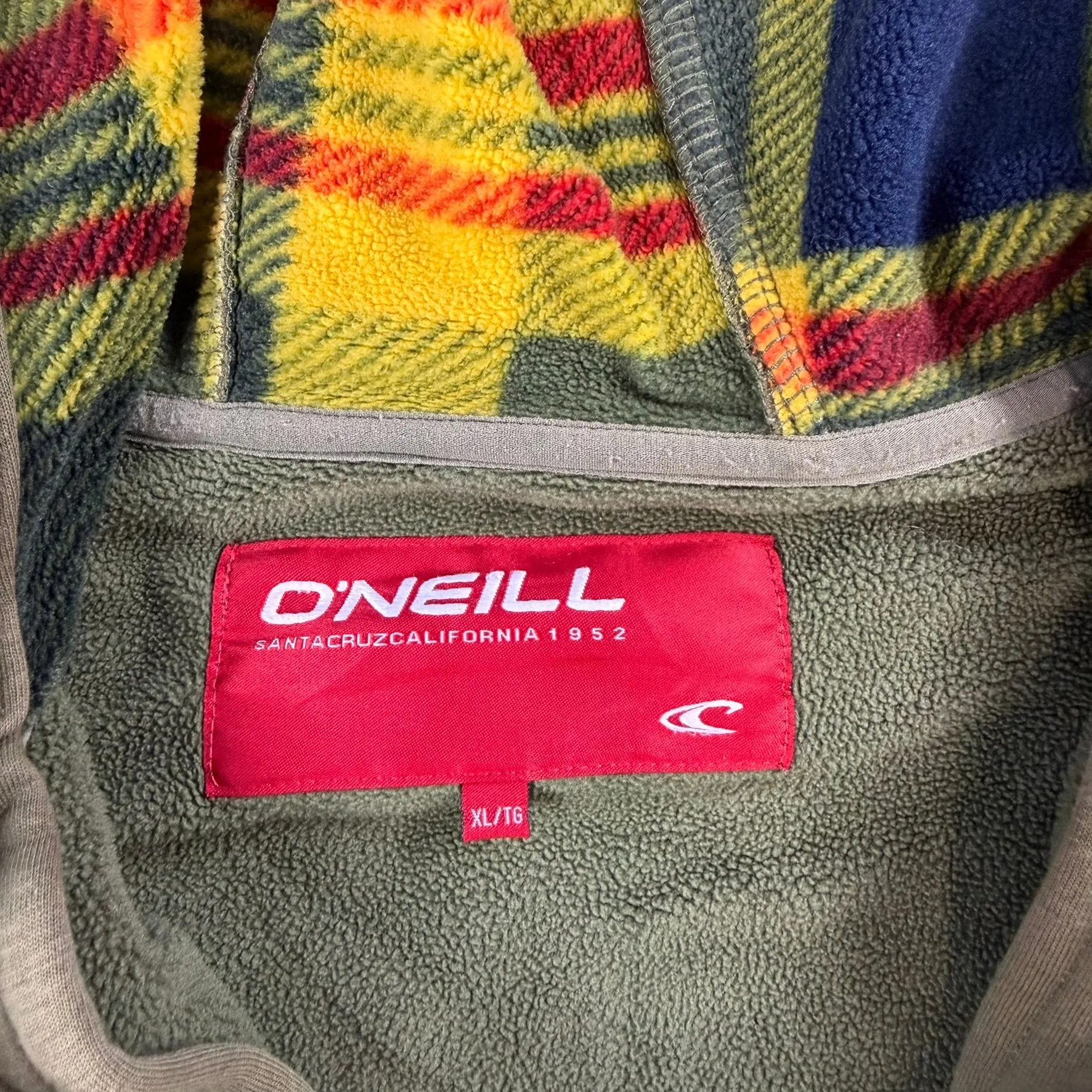 J- O'Neil Text Logo Zip Up Hoodie - XL sold by HG Vintage product image thumbnail 3