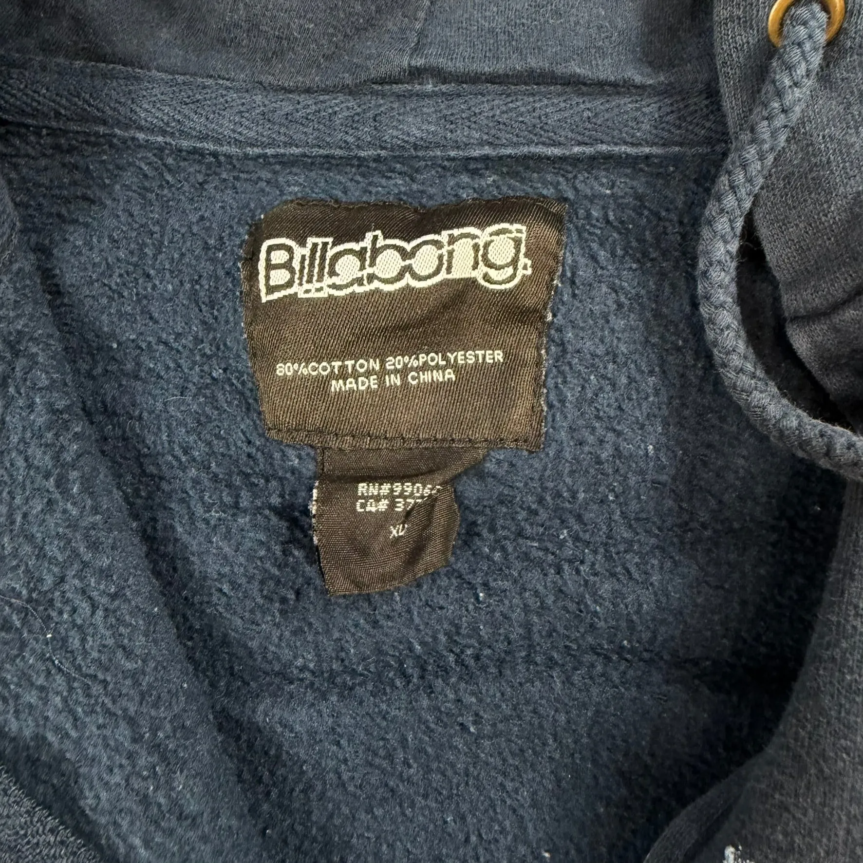 J- Billabong Logo Zip Up Hoodie - XL sold by HG Vintage product image thumbnail 3