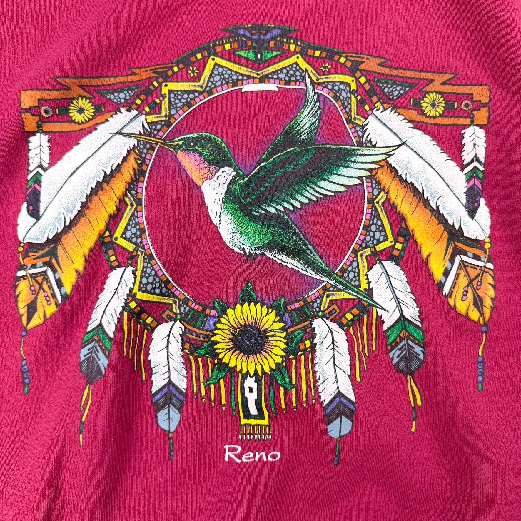 J- Vintage Reno Nevada Bird Graphic Crewneck - M sold by HG Vintage product image thumbnail 2