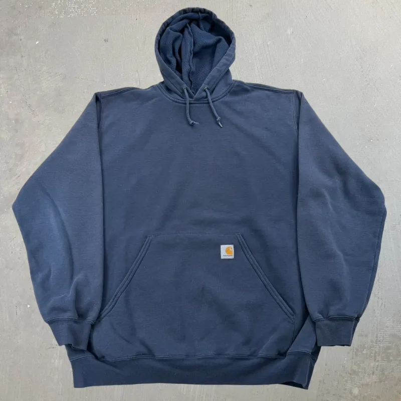 J- Carhartt Navy Pullover Hoodie - XL sold by HG Vintage