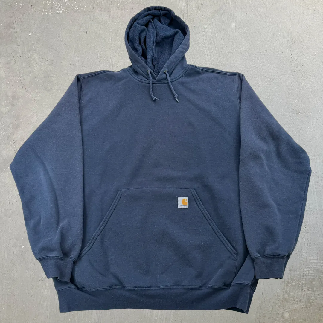 J- Carhartt Navy Pullover Hoodie - XL sold by HG Vintage