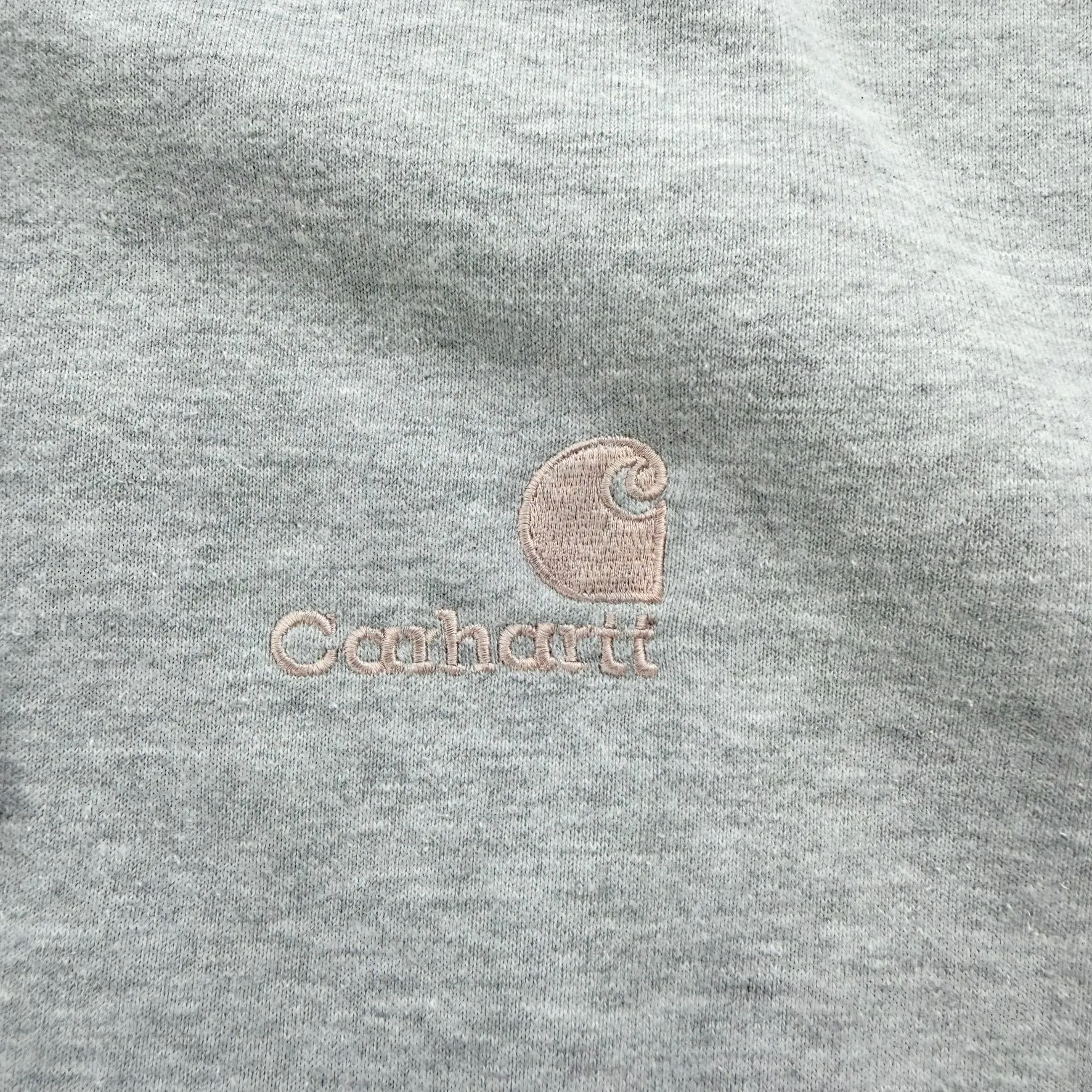 J- Carhartt Embroidered Text Grey Hoodie - 2XL sold by HG Vintage product image thumbnail 2