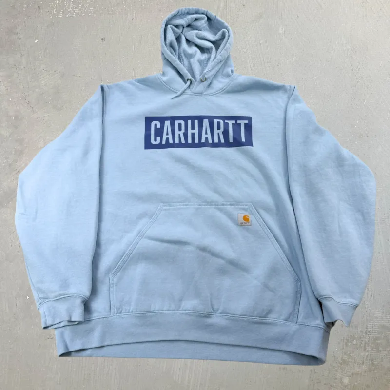 J- Carhartt Text Box Logo Hoodie - 2XL sold by HG Vintage