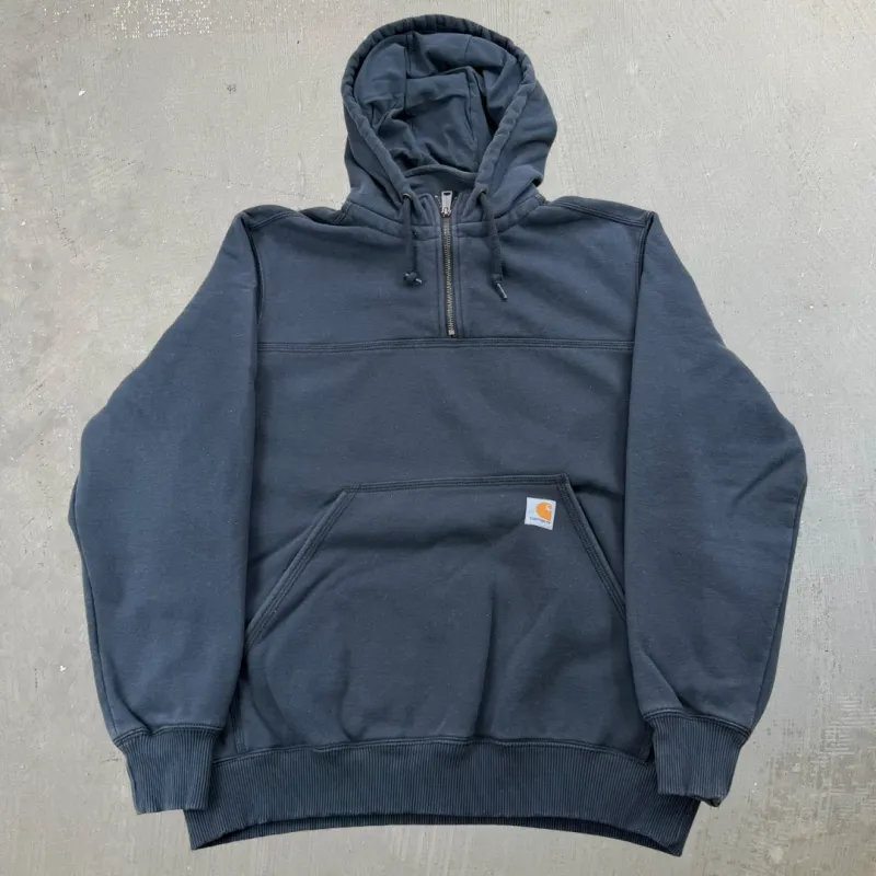 J- Vintage Carhartt Quarter Zip Hoodie - M sold by HG Vintage