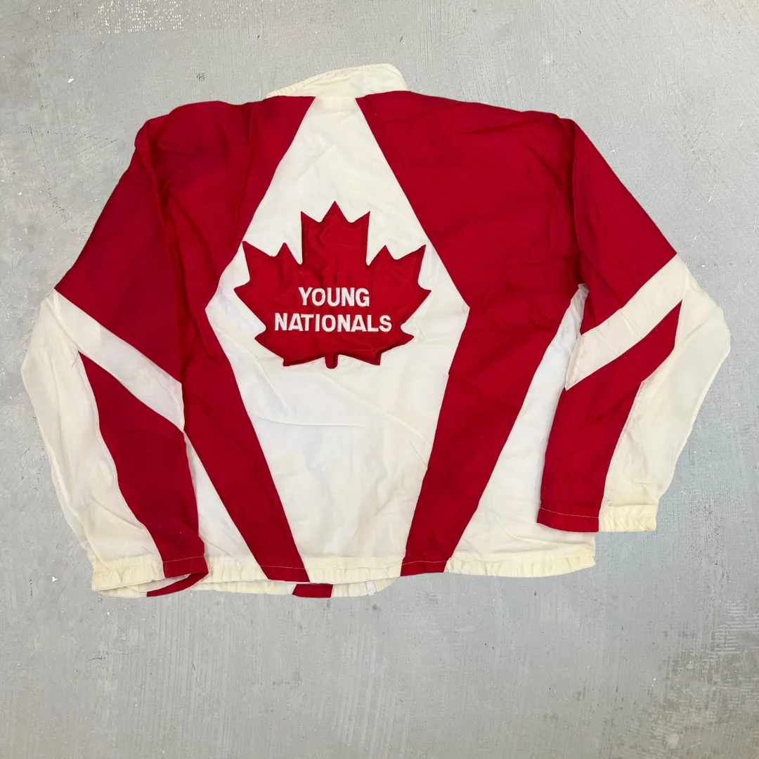 J- Vintage Nike Canadian Young Nationals Zip Up Lightweight Jacket - XL sold by HG Vintage product image thumbnail 3