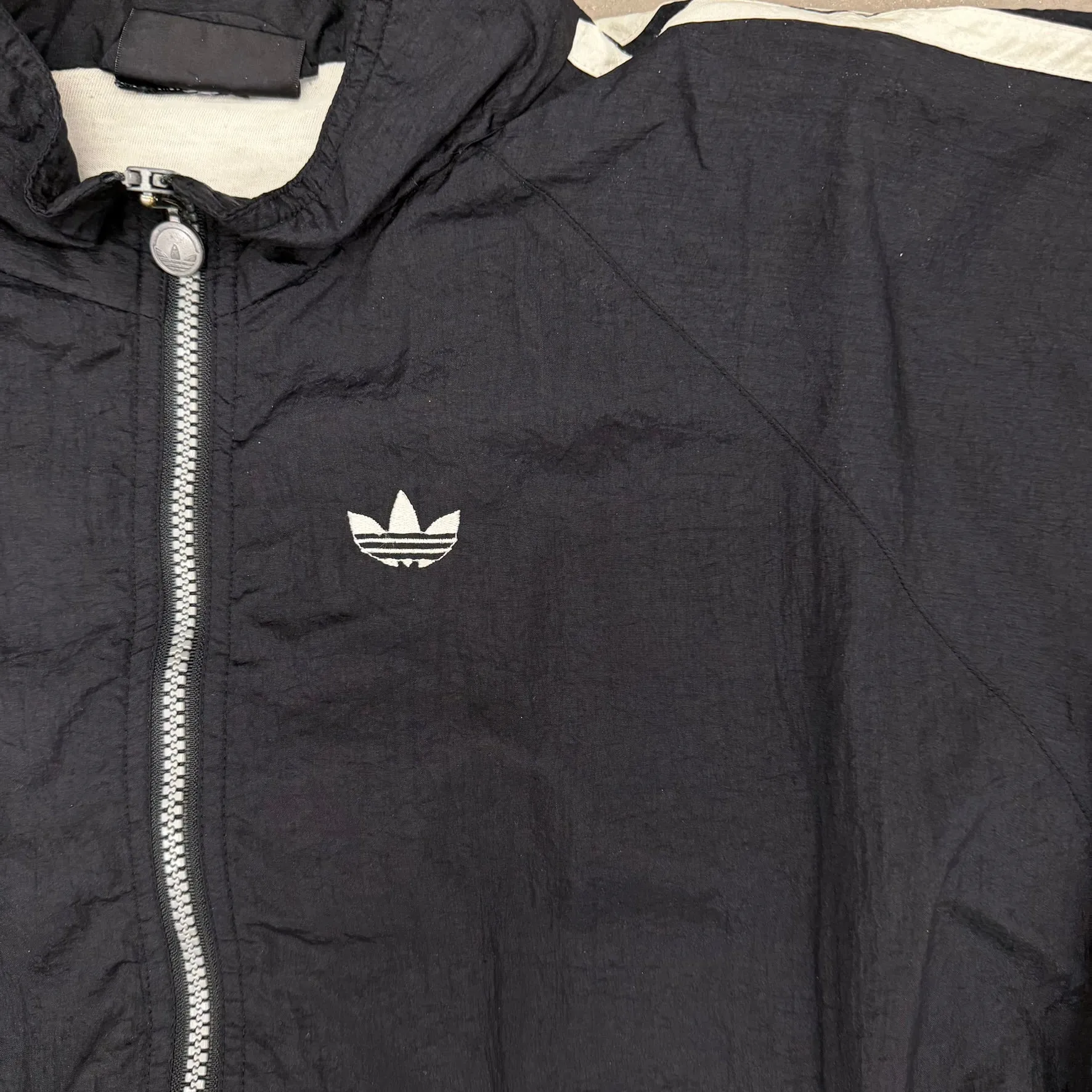 J- Vintage Adidas Embroidered Logo Zip Up Lightweight Jacket - L sold by HG Vintage product image thumbnail 2