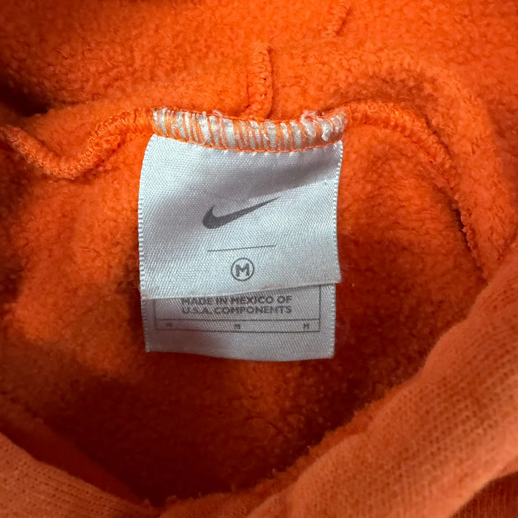J- Vintage Nike Embroidered Swoosh Orange Hoodie - M sold by HG Vintage product image thumbnail 3