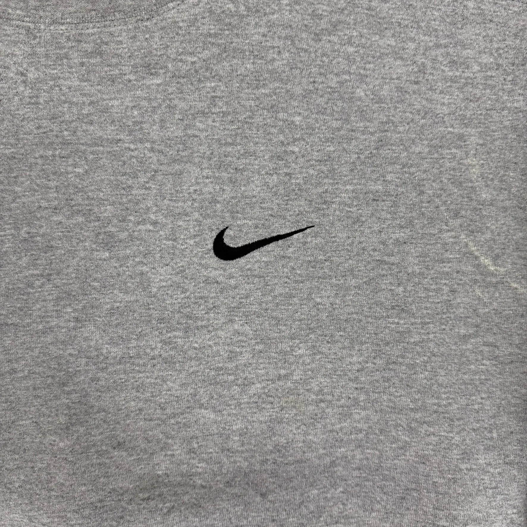 J- Vintage Nike Embroidered Swoosh Made In USA Grey Crewneck - L sold by HG Vintage product image thumbnail 2