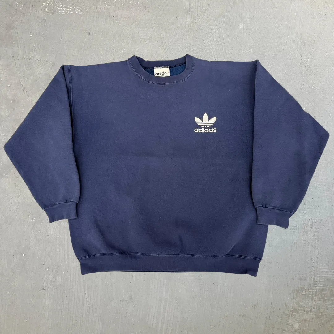 J- Vintage Adidas Embroidered Text & Logo Made In USA Crewneck - L sold by HG Vintage