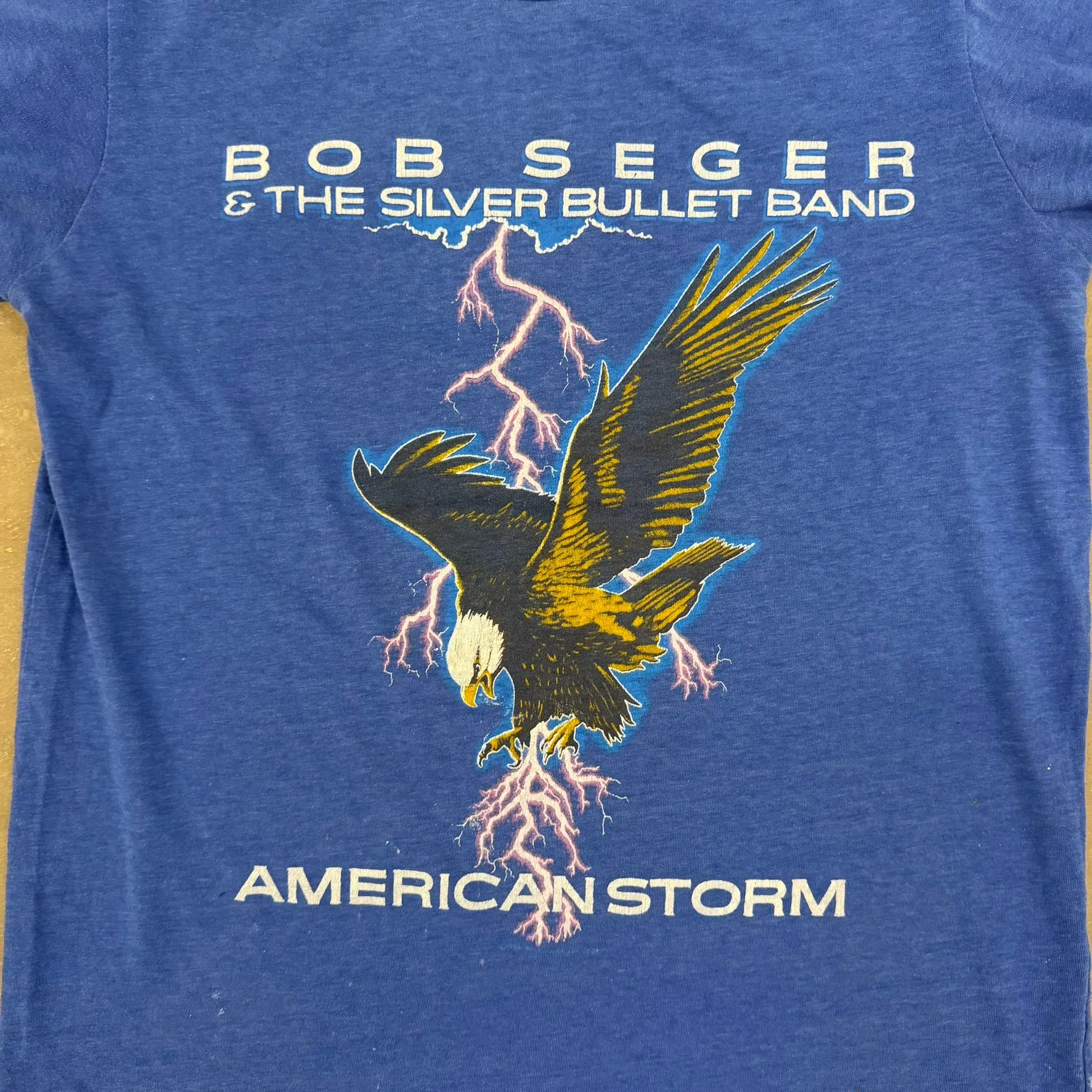 J- Vintage '86 Bob Seger American Tour Single Stitch Tee - M sold by HG Vintage product image thumbnail 2